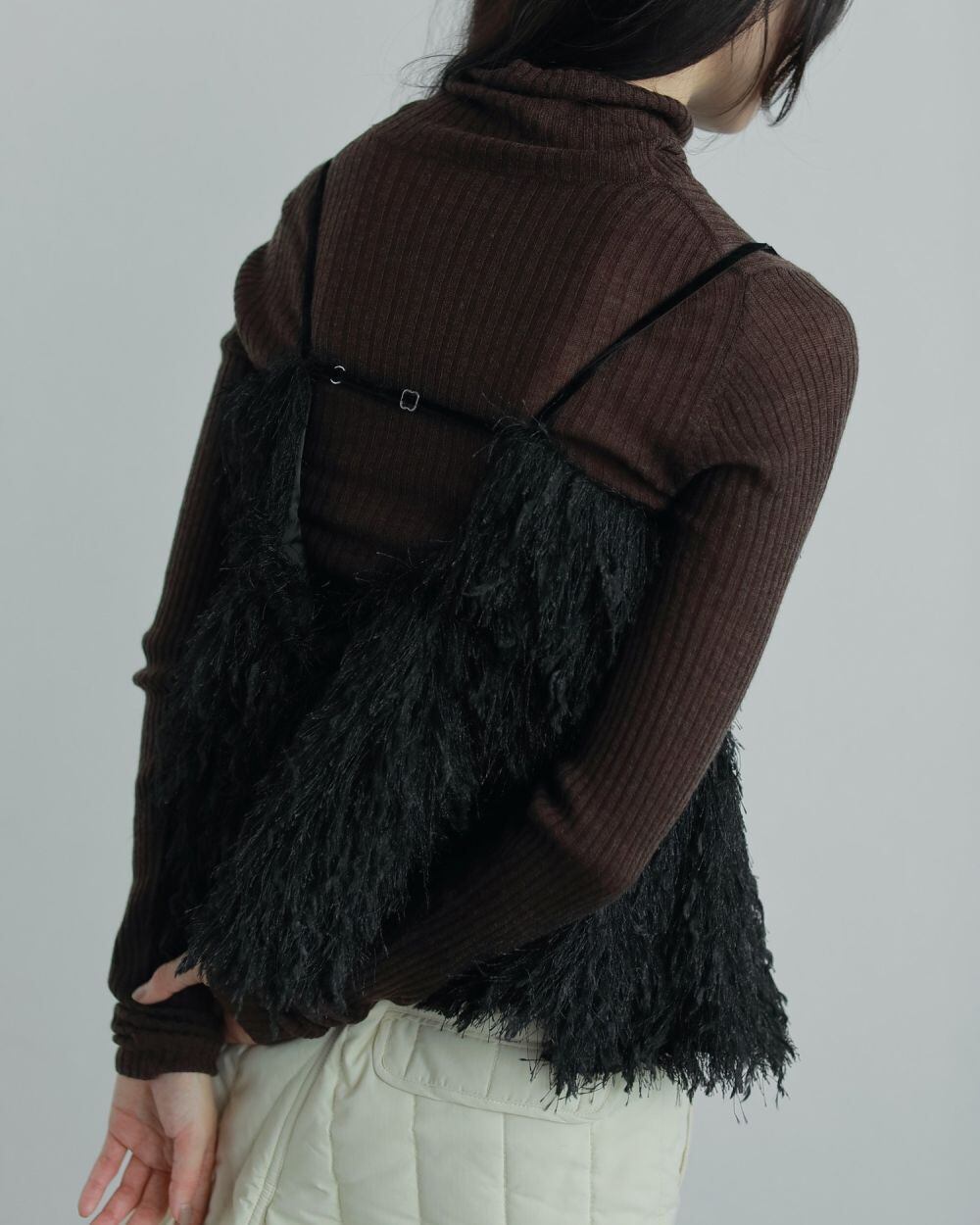 ànuke Backopen Feather Camisole | Loveliest