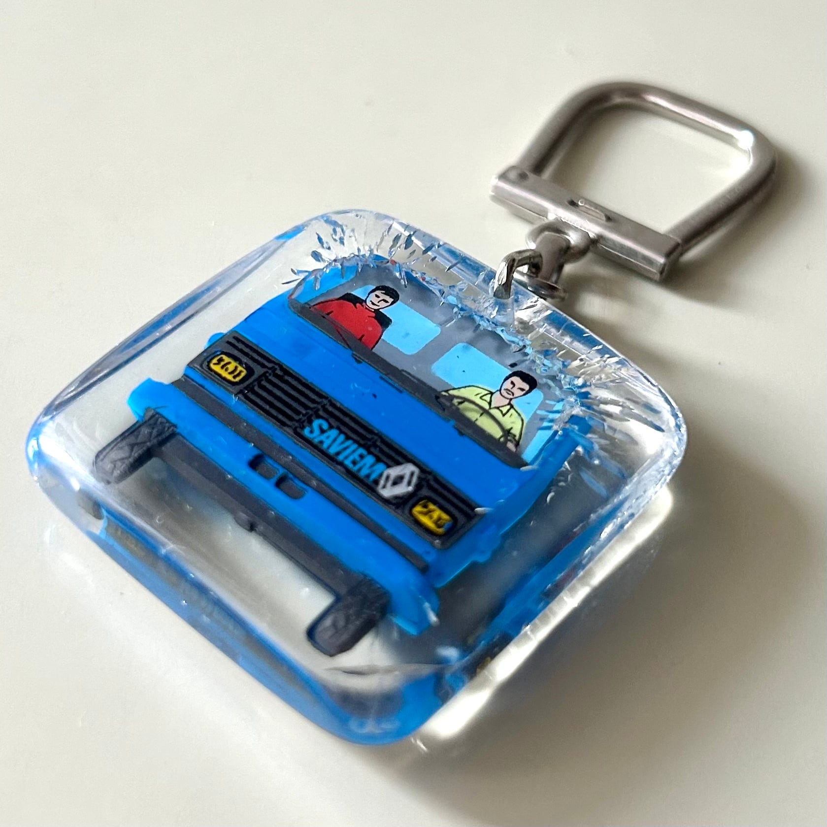 SAVIEM RENAULT ルノー レア 動く トラック ブルボンキーホルダー
