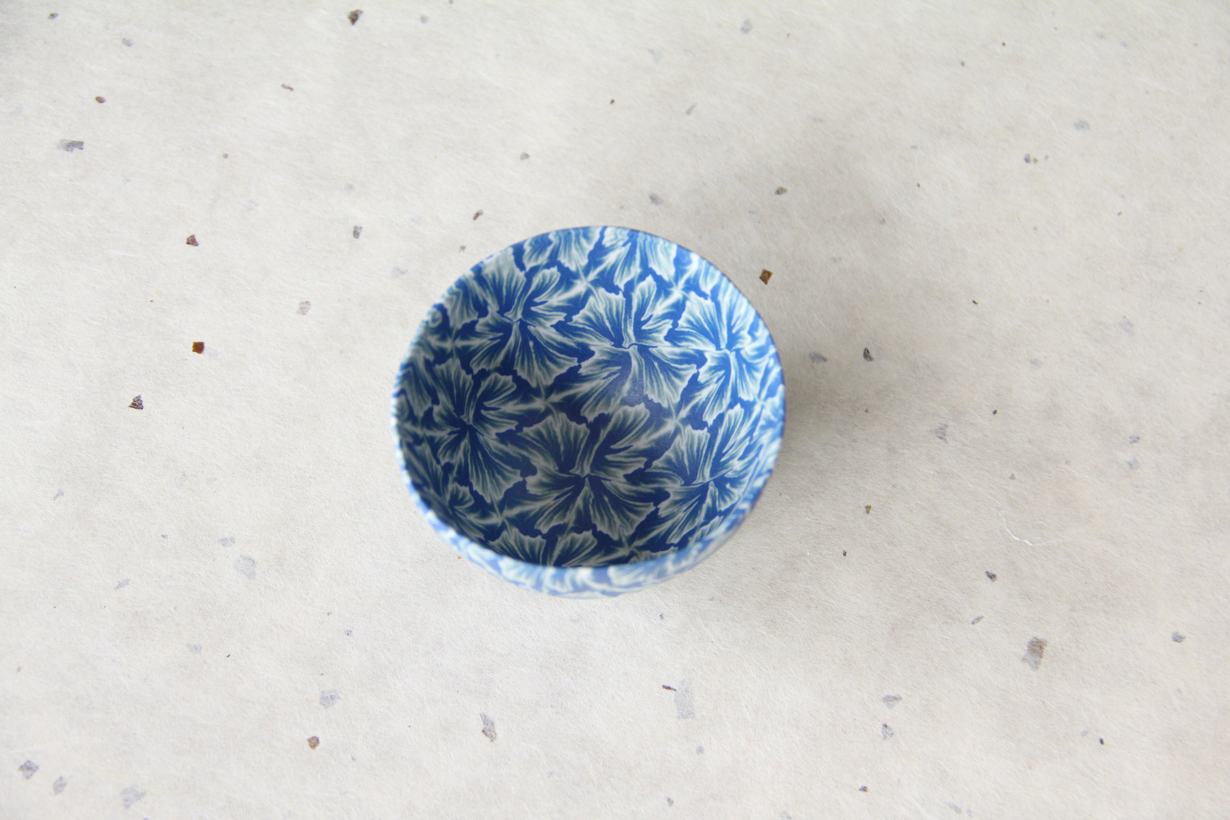 更紗窯 長江 哲男 練上極細酒盃（木箱入） 【商品番号：061】 | 瀬戸蔵