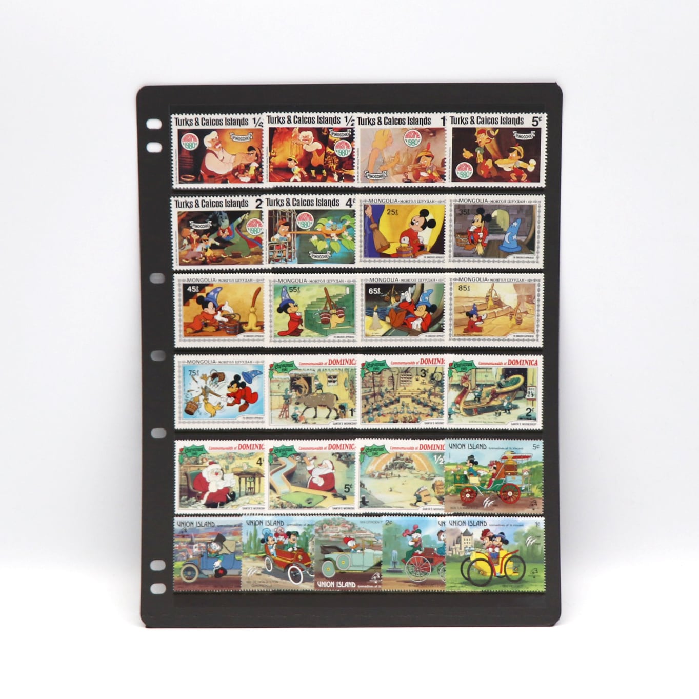 25 Disney Mint Stamps・ディズニー切手・No.210713-006・梱包サイズ80