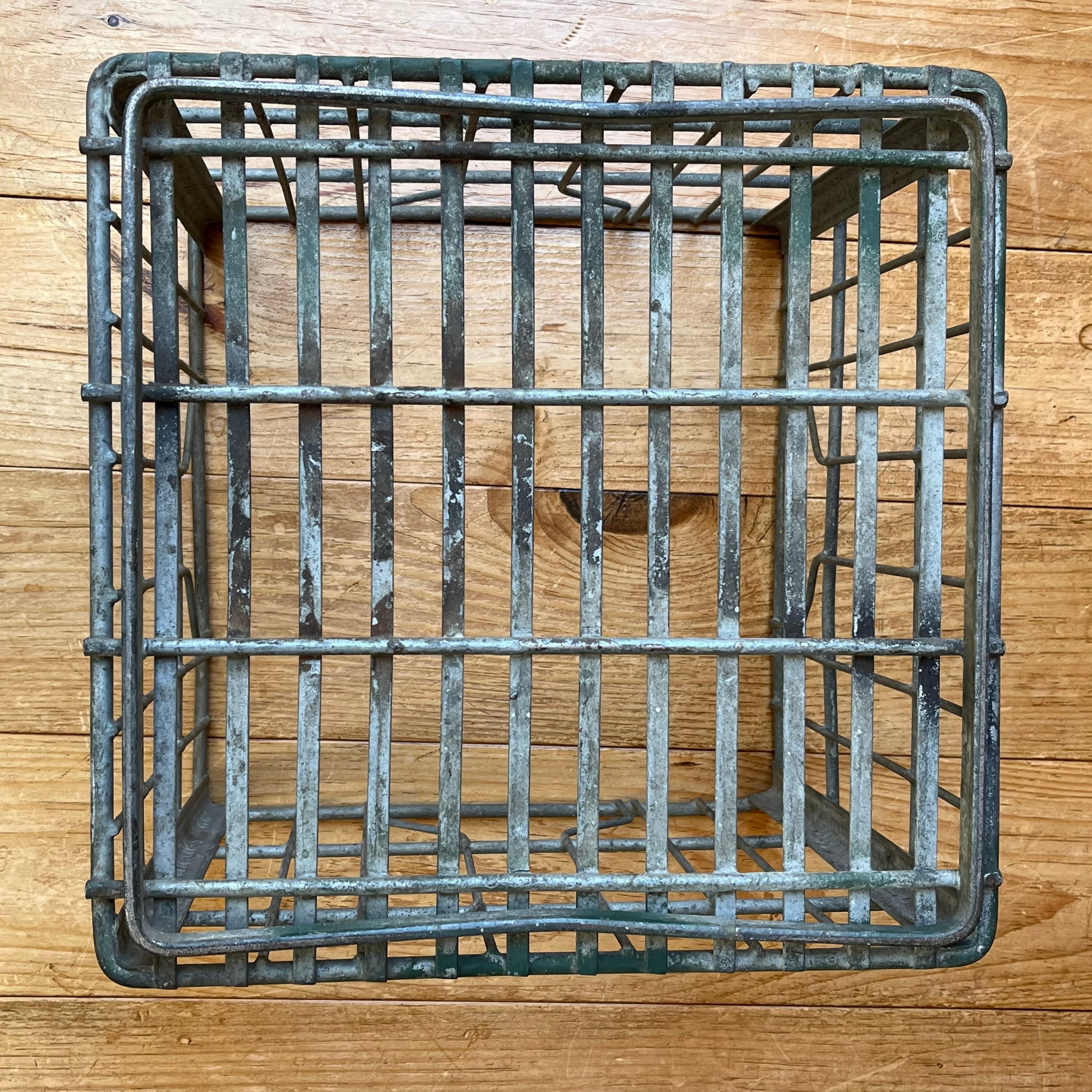 Vintage Wire Milk Crate ミルククレート 店舗 ショップ ディスプレイ