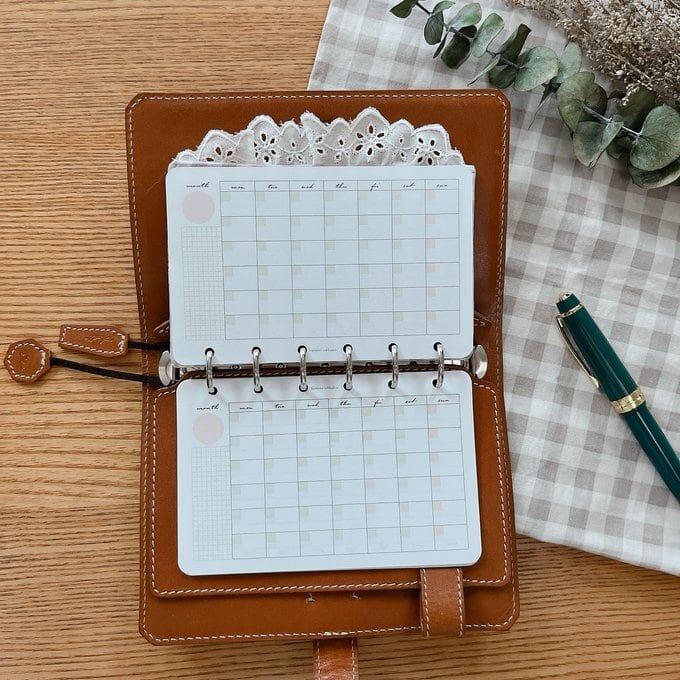 ミニ6穴サイズ/フリーマンスリーブロックリフィル（ヨコ型） | Pay ID