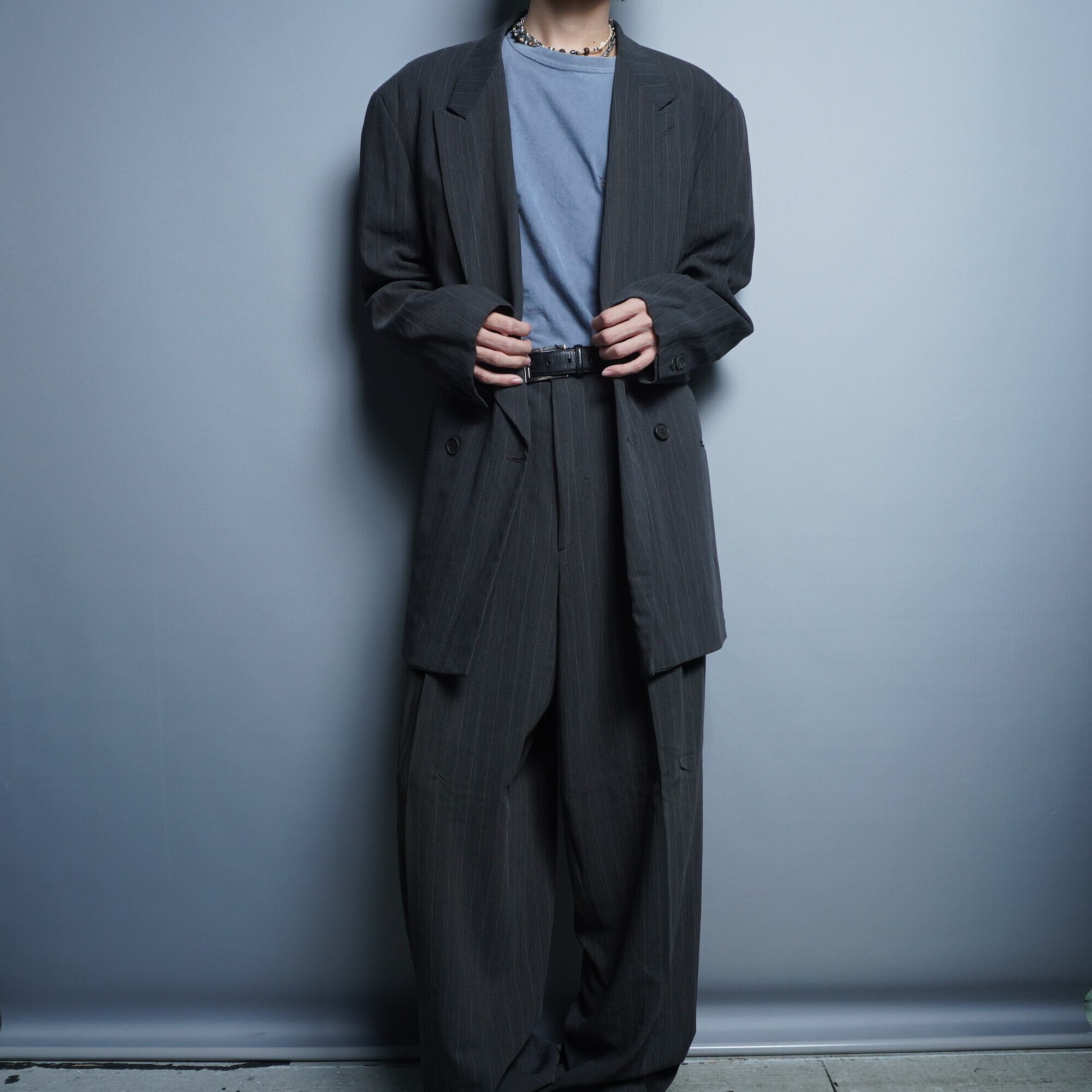 GIORGIO ARMANI】MULTI FABRIC DOUBLE SETUP SUIT ジョルジオ