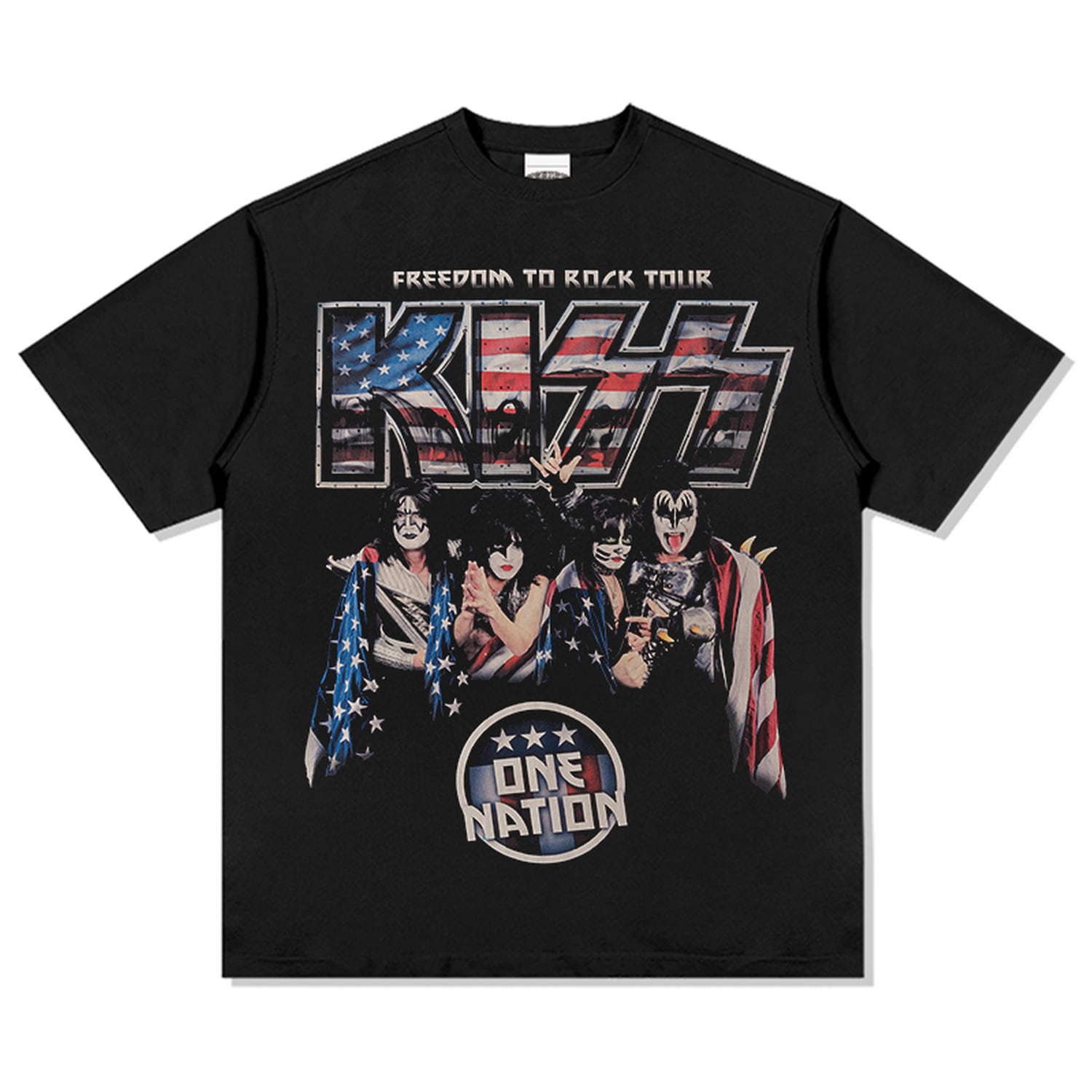 VINTAGE ストリート kiss freedom to rock tourバンドTシャツ T998 | wshot