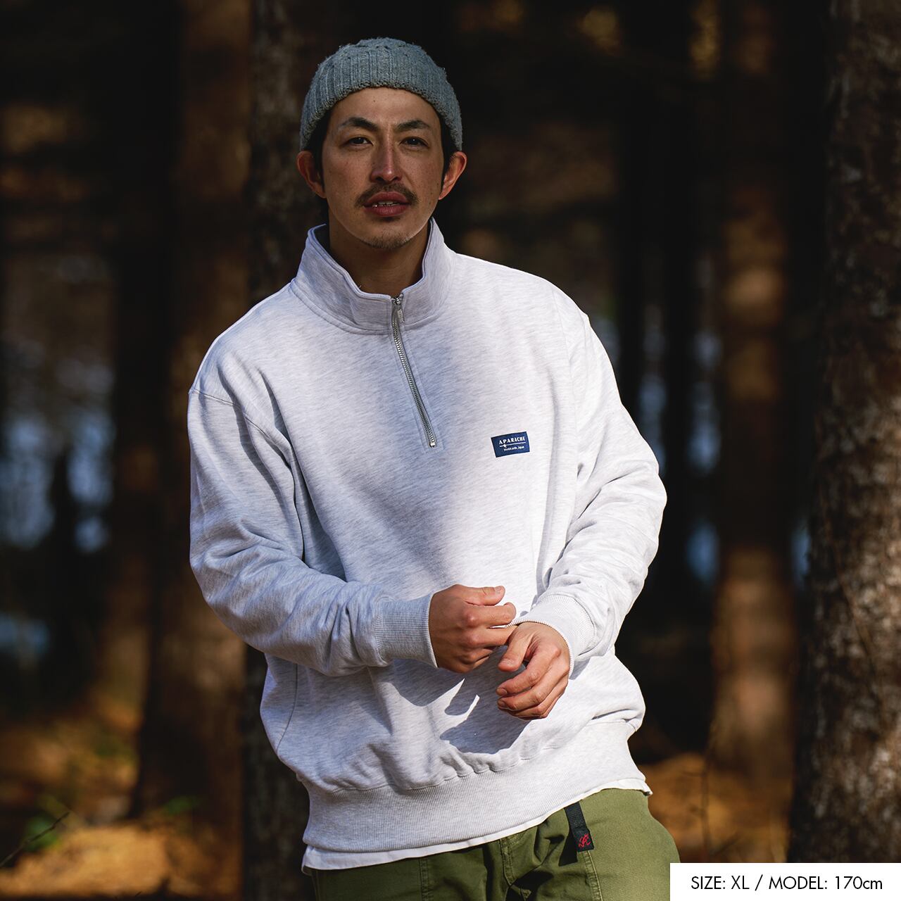 HALF ZIP SWEAT | Aparache