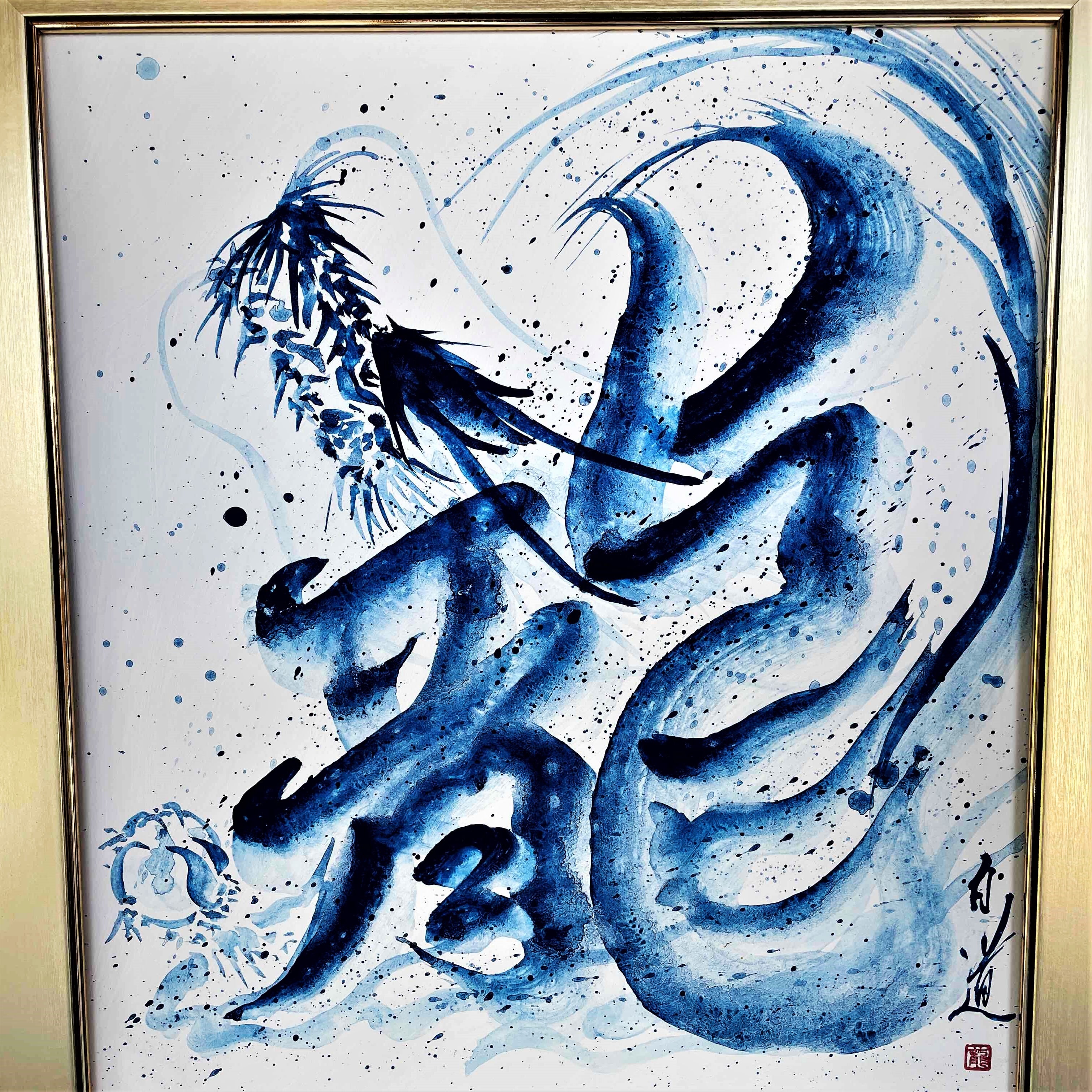 1 o'clock“ F20号 原画 現代アート 絵画 1 o'clock.“ F20号 原画 現代