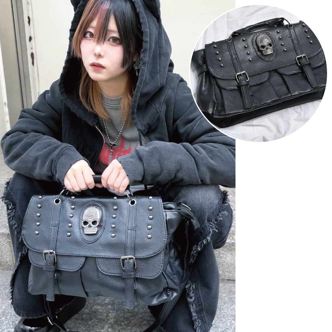 スカルスタッズ2WAYバッグ | VOLCAN&APHRODITE