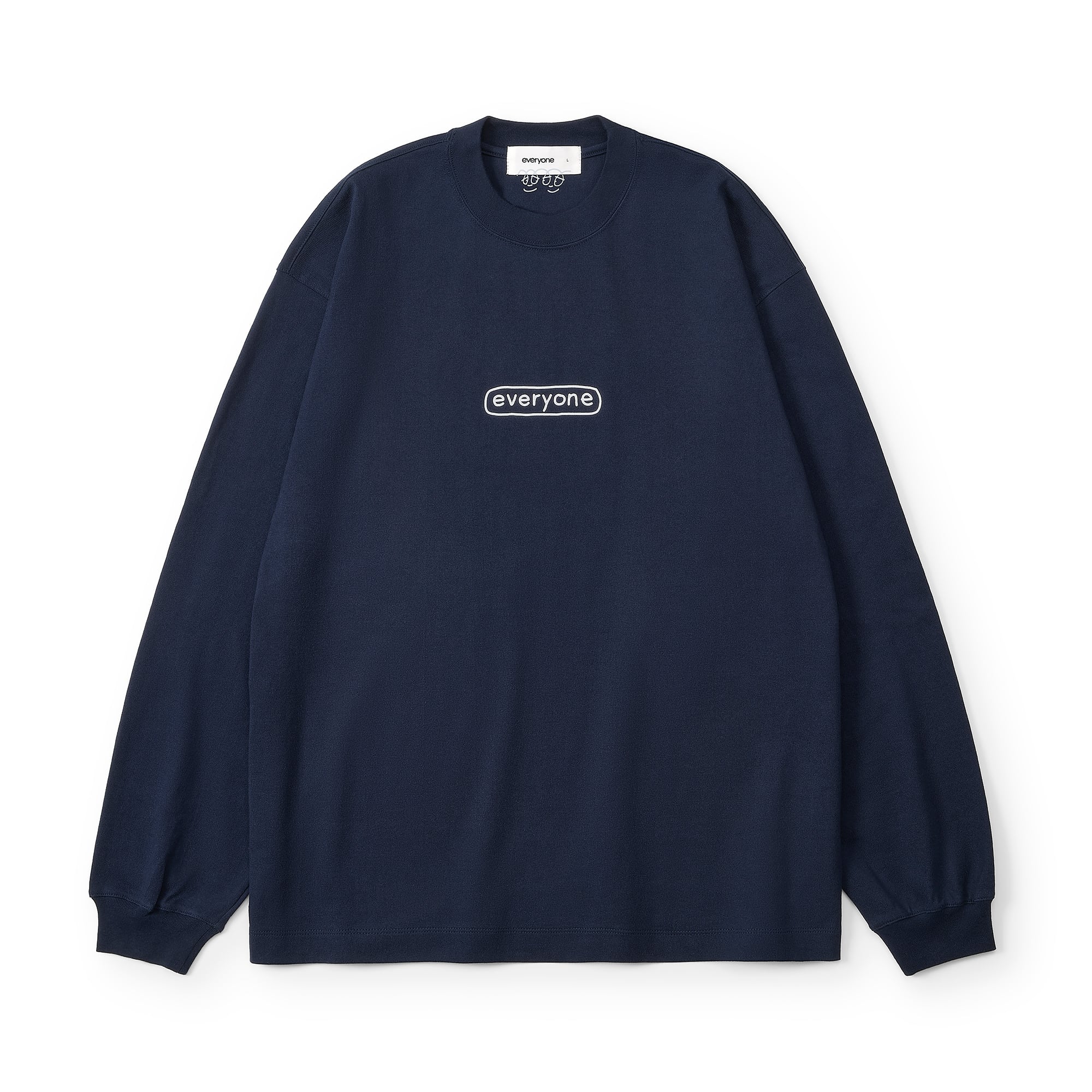 everyone original logo crew sweat (BLACK) | everyone