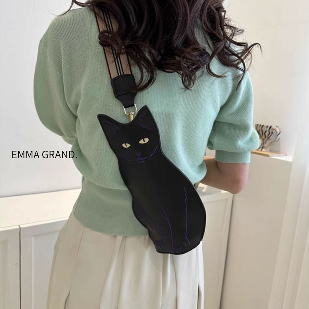 黒猫ショルダーバック E00456 | EMMA GRAND