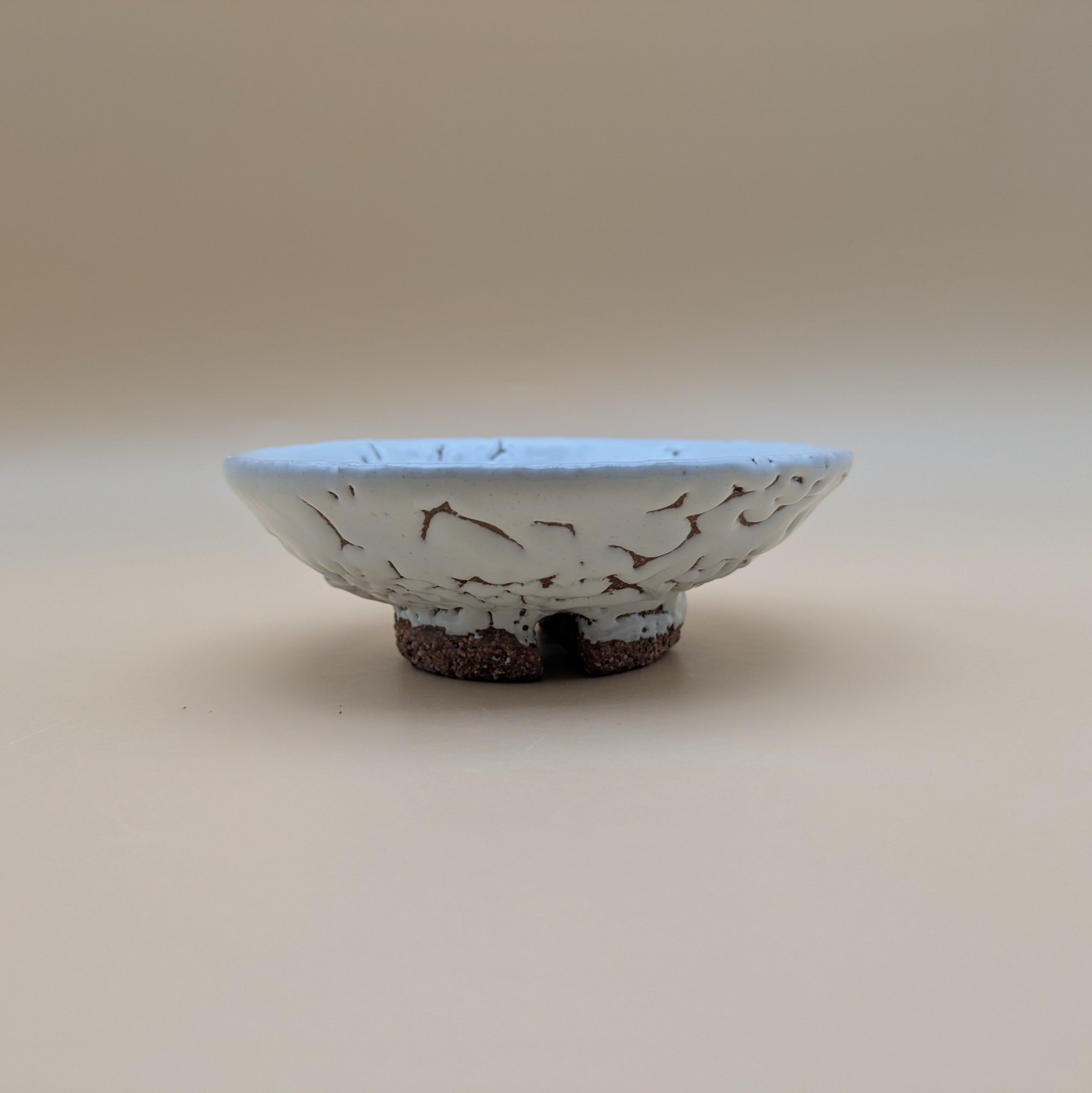 盛皿4寸 萩焼（白 鬼萩 ） | Pay ID