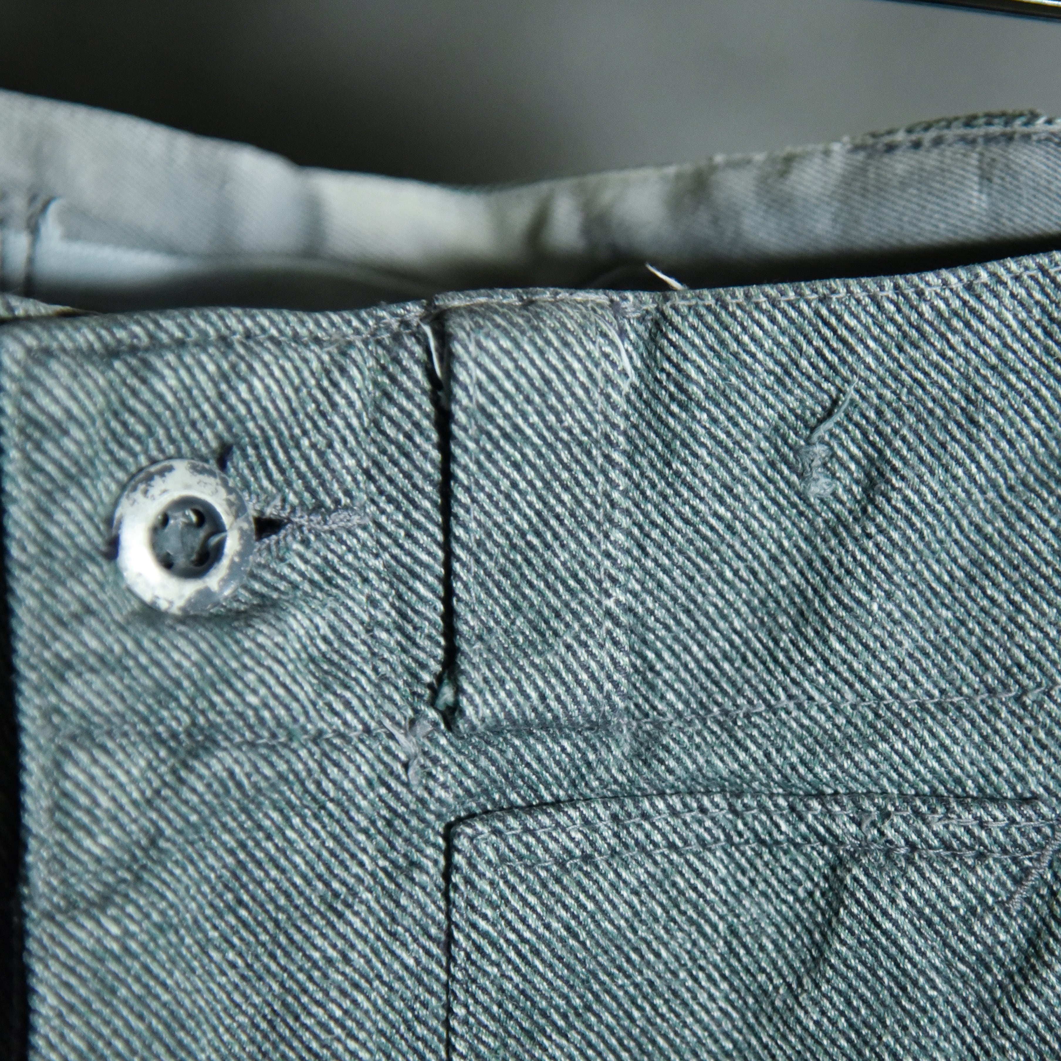 50s Swiss Army Denim Work Pants スイス軍 デニム ワーク パンツ 前期