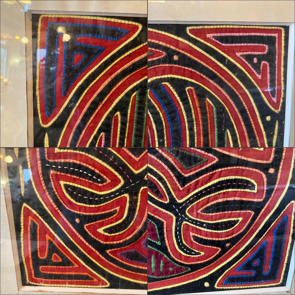 ヴィンテージ パナマ モラ刺繍 40's アートパネル】 | ALL TOMORROW'S