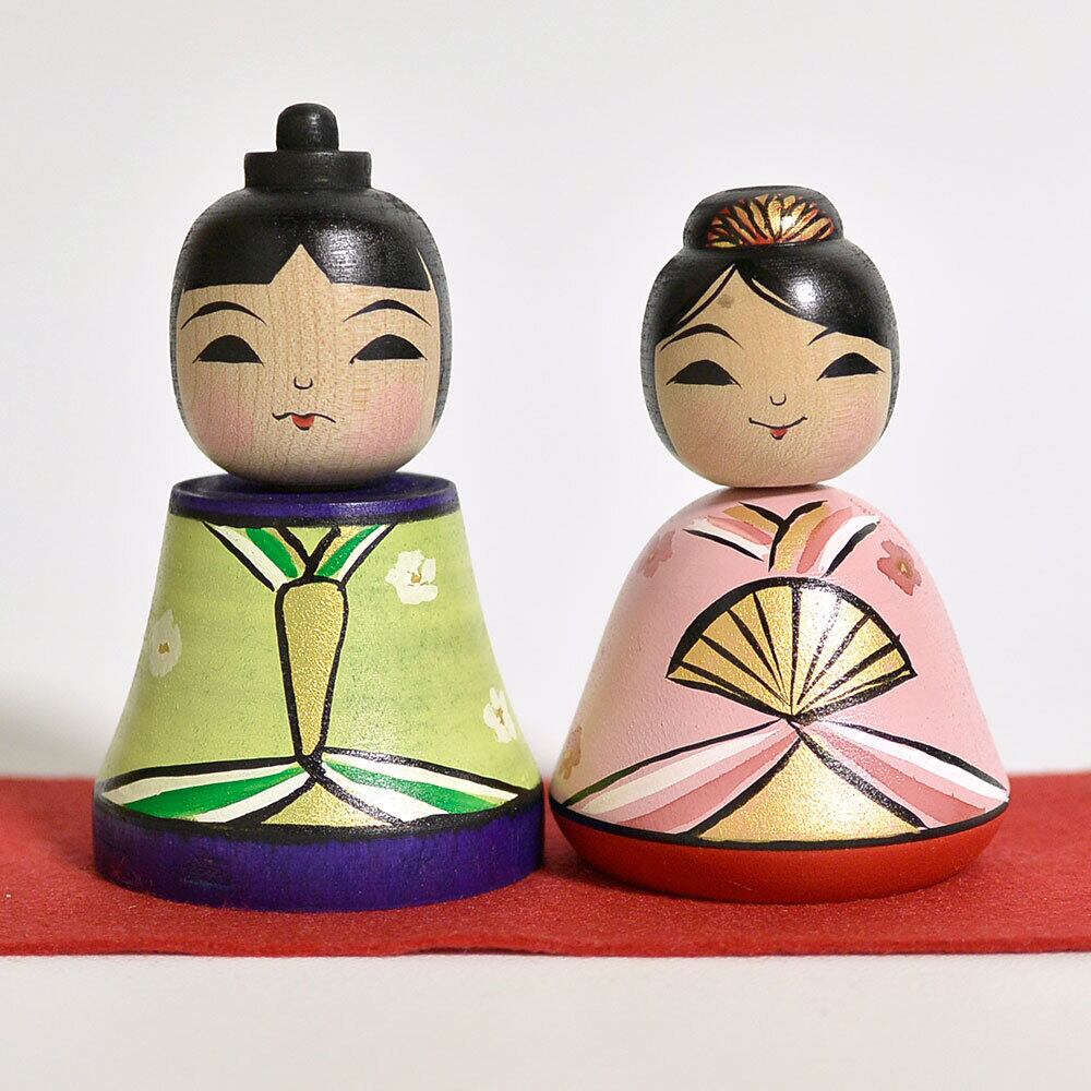 雛こけし 約3寸 約9cm 阿保正文 工人（津軽系）#0828 | コケシア