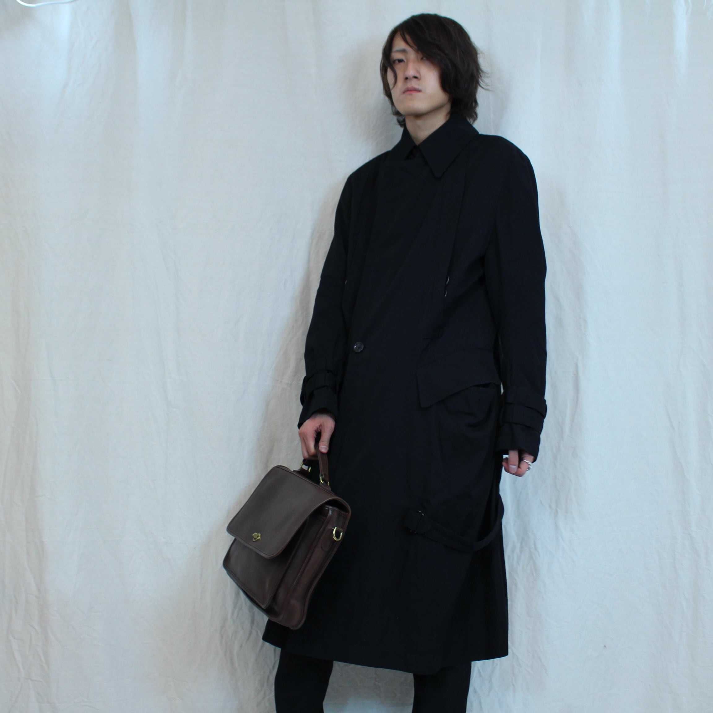 2000000010175 OLD COACH TURN LOCK LEATHER BUSINESS BAG MADE IN USA