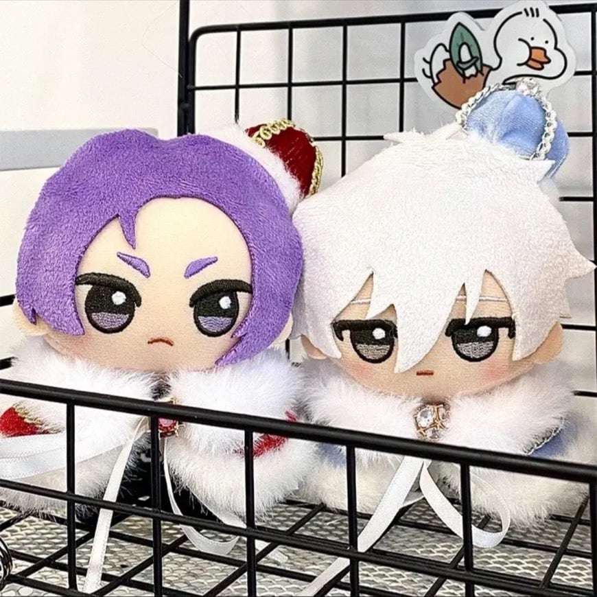 10cm】王様 王冠 マント セット 青色 赤色 着ぐるみ ぬい服 ぬいぐるみ