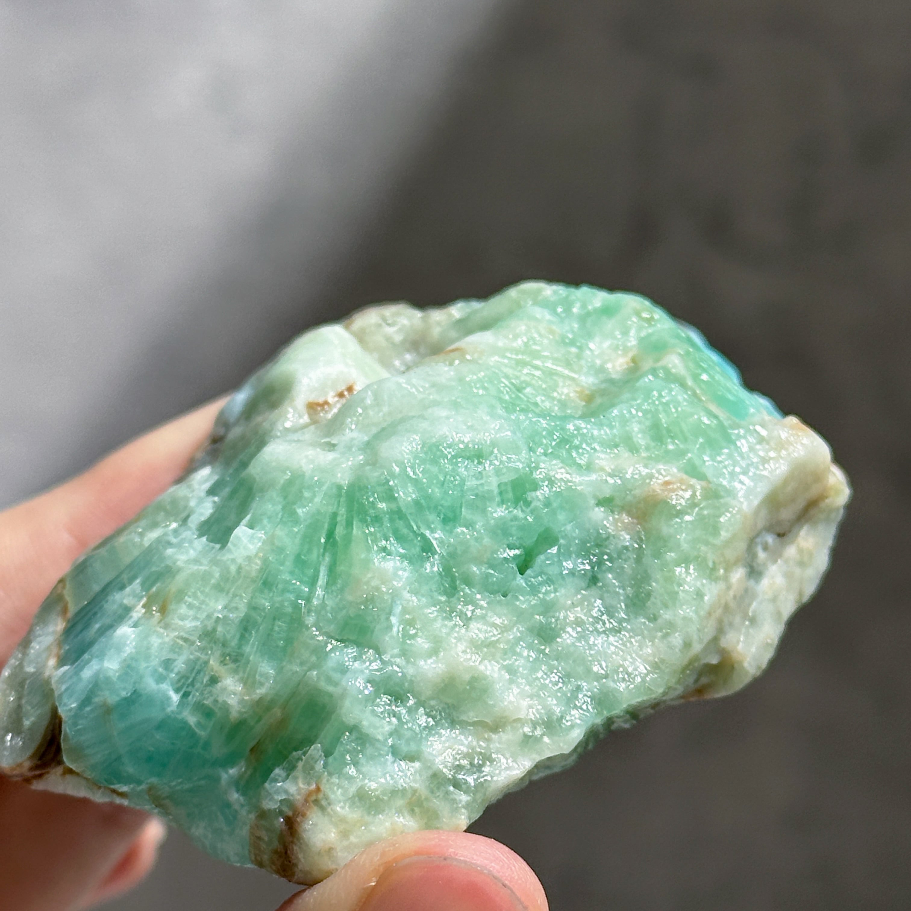 ブルーアラゴナイト 原石63◇Blue Aragonite◇天然石・鉱物