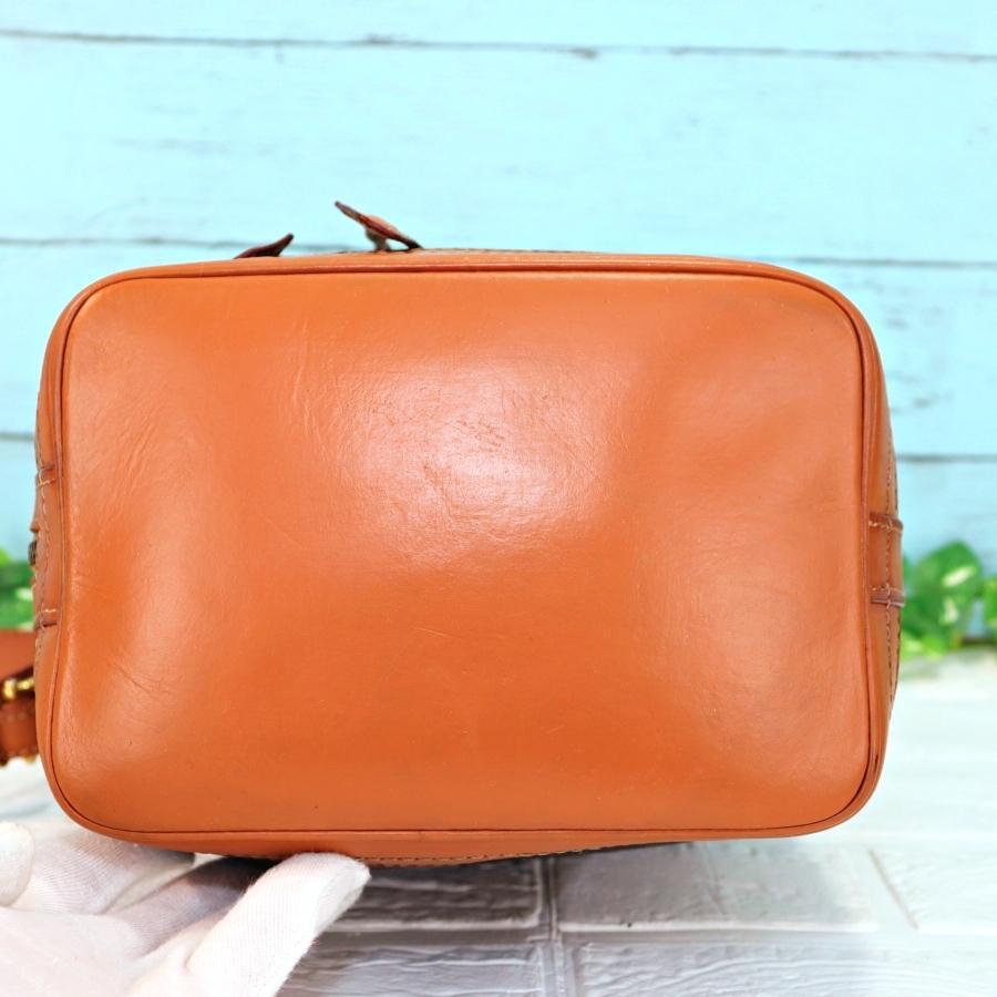 希少極美品 オールドセリーヌ 巾着バッグ マカダム トリオンフ