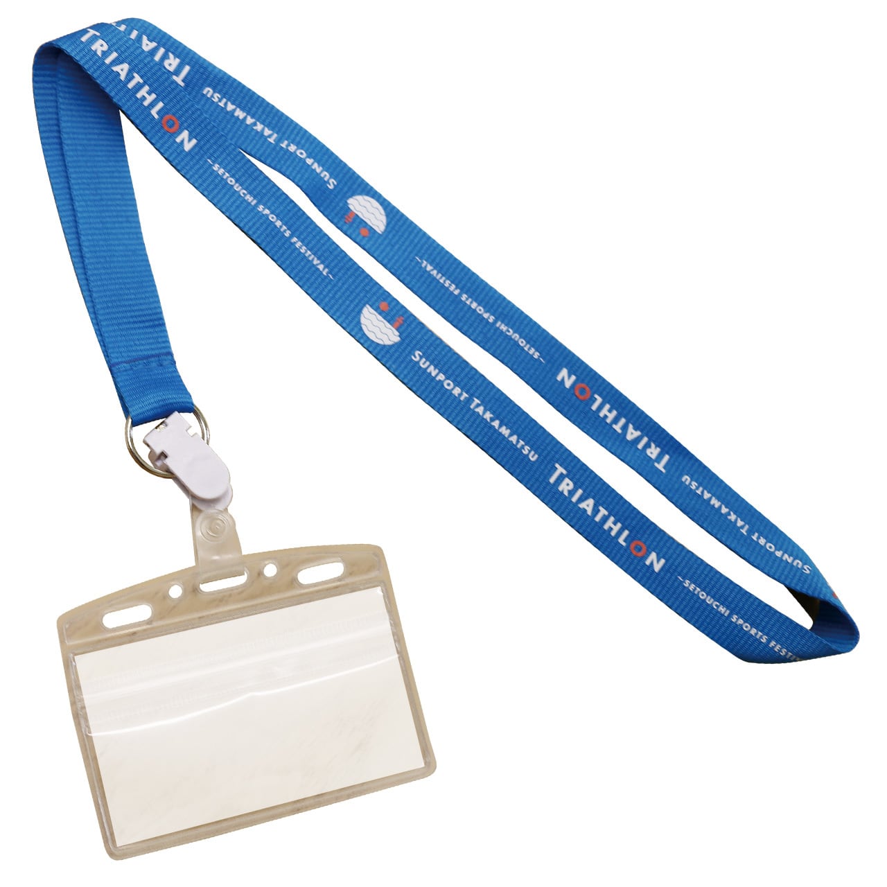 大会公式ロゴ入りネックストラップ | サンポート高松トライアスロン