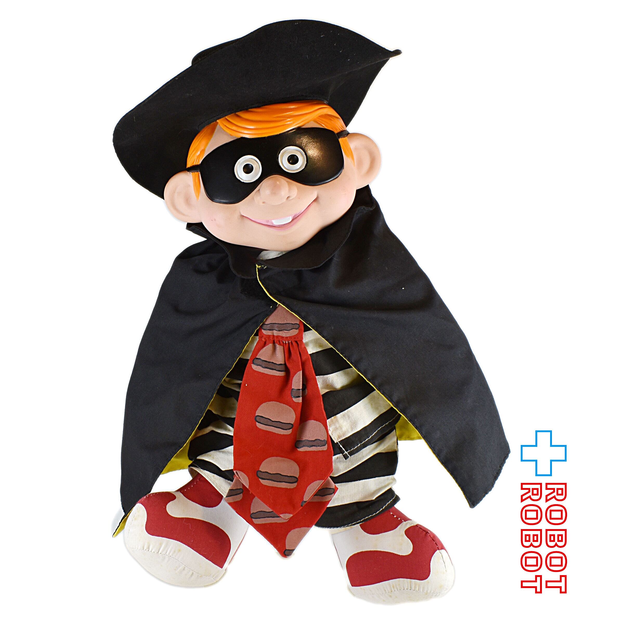 マクドナルド ハンバーグラー ビニールヘッド ぬいぐるみ人形 40センチ