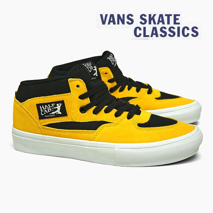 11月15日発売】VANS SKATE HALF CAB BRUCE LEE BLACK/YELLOW