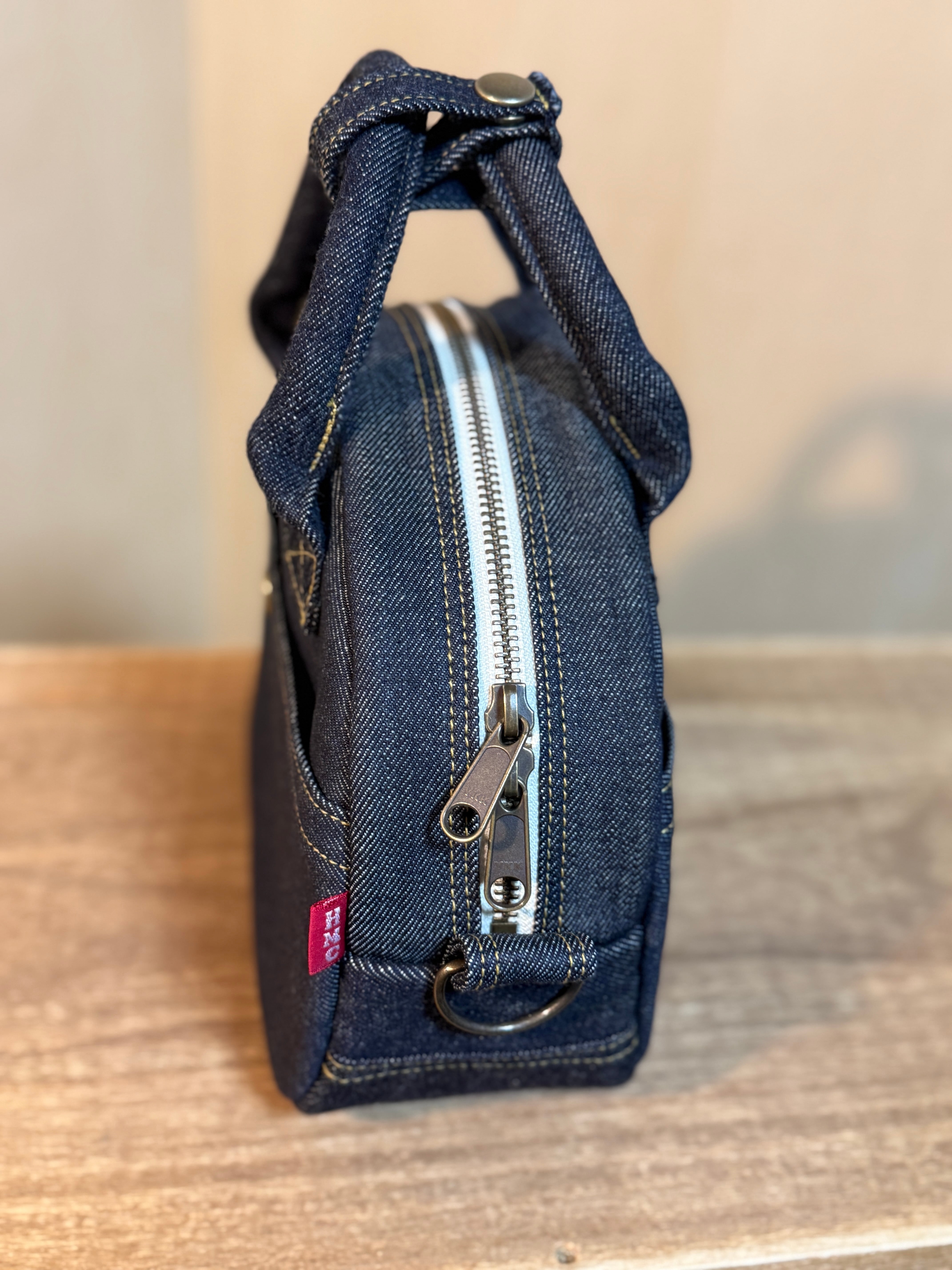 デニムボストンバッグ SSサイズ 【岡山デニム 倉敷帆布 デニムバッグ