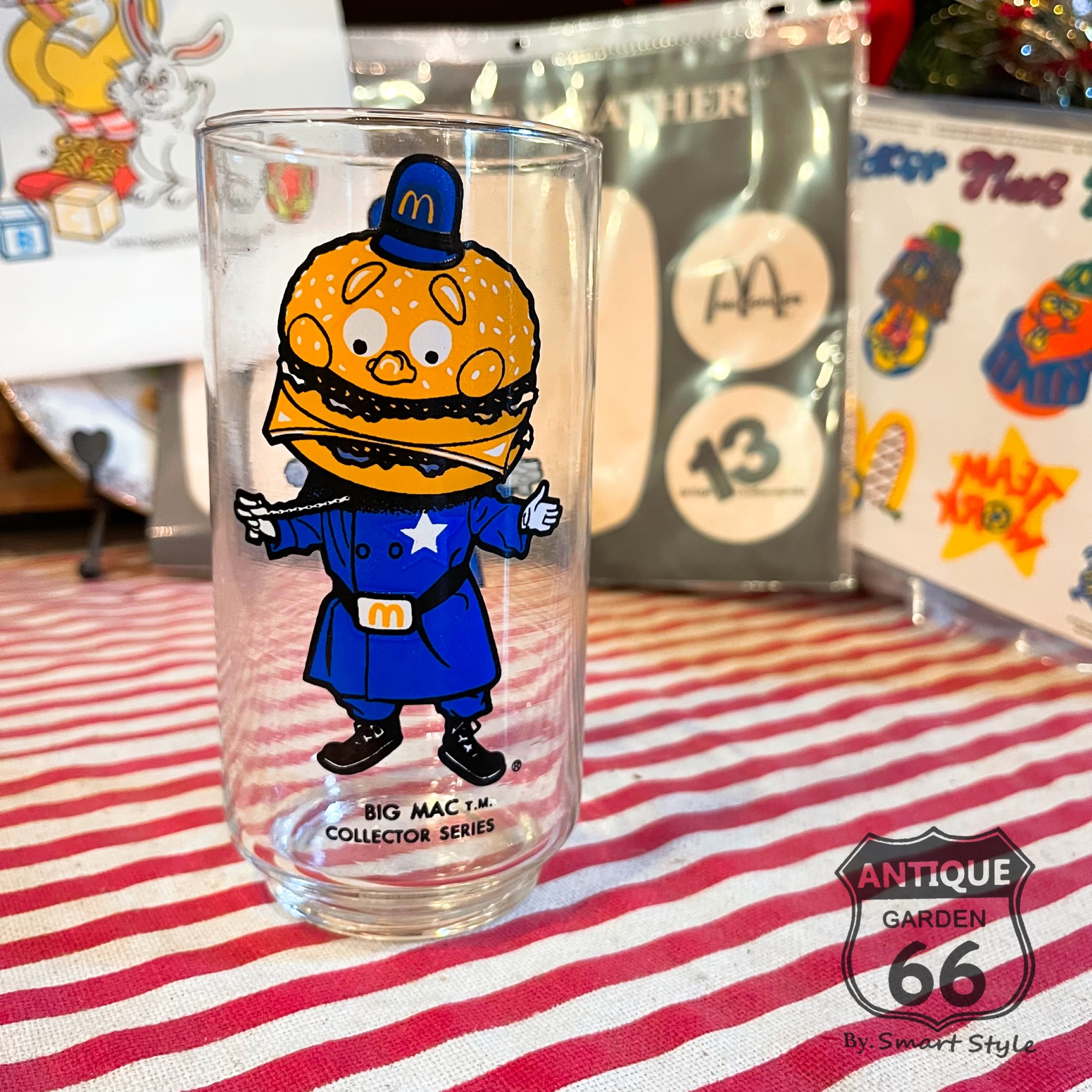 70s McDonald's ビッグマックポリス Big Mac マクドナルド グラス