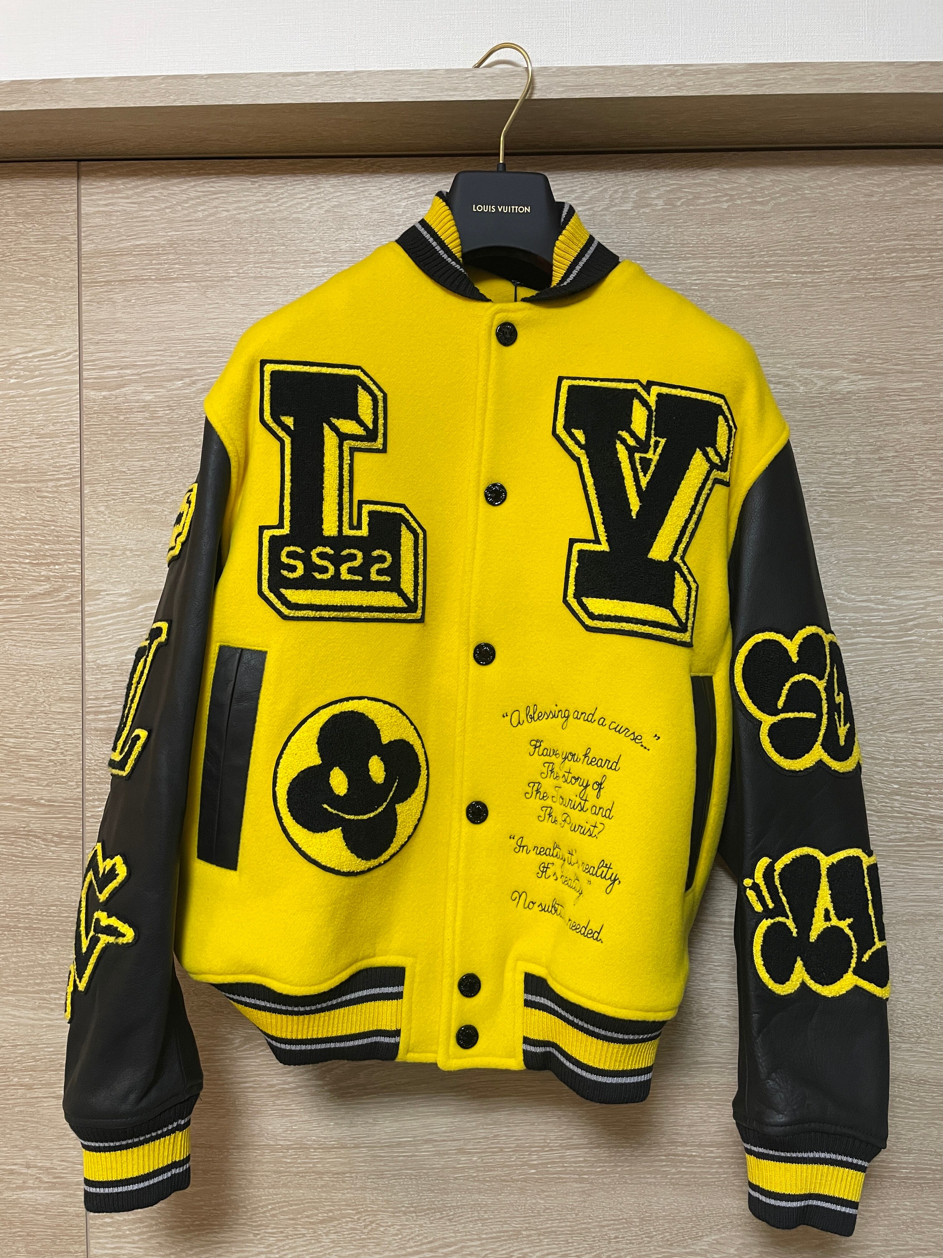 Louis Vuittonレザーエンブロイダリーバーシティ | スカイヘブンショップ