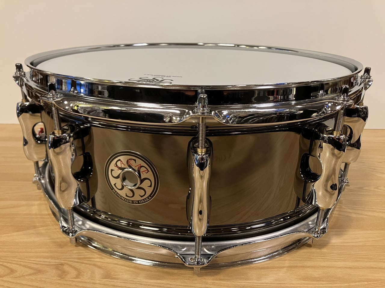 SAKAE OSAKA HERITAGE JAPAN CUSTOM BRASS SNARE DRUMS 14 × 5.5