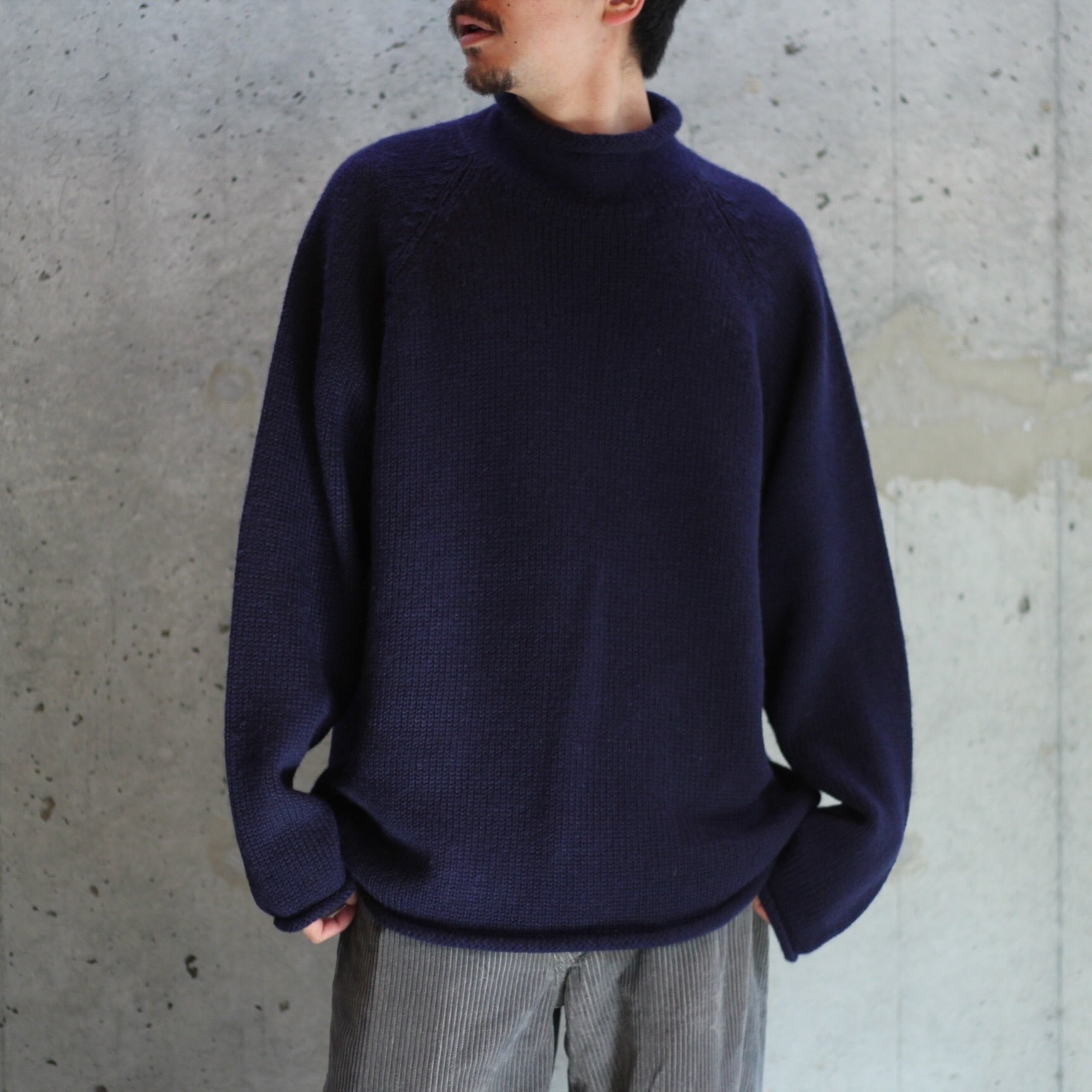 J.Crew ウールロールネックニットセーター 【FF-0752】 | cv