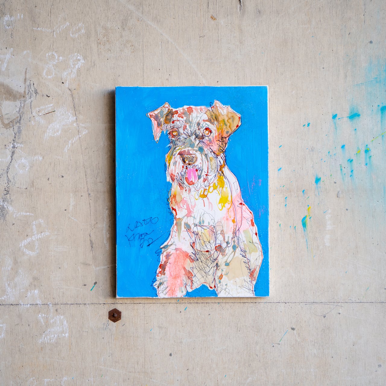 原画 F4 「 26200 偉くなるなんて危険でしかない シュナウザー