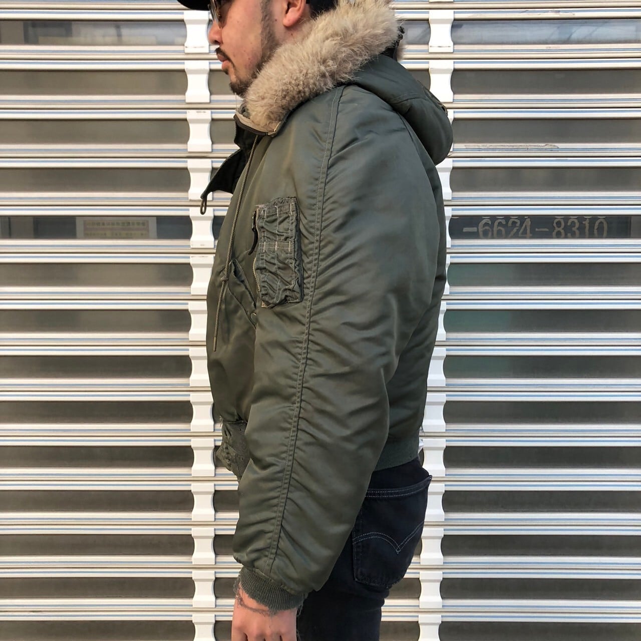 極上 60s 米軍実物 US.AIR FORCE USAF N-2B フライトジャケット