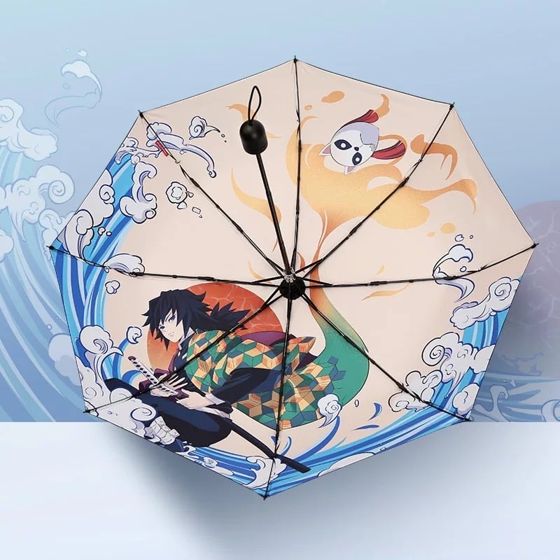 ニジゲンノモリ 鬼滅の刃 折り畳み傘 鬼滅」×折り畳み傘、「鬼滅の刃