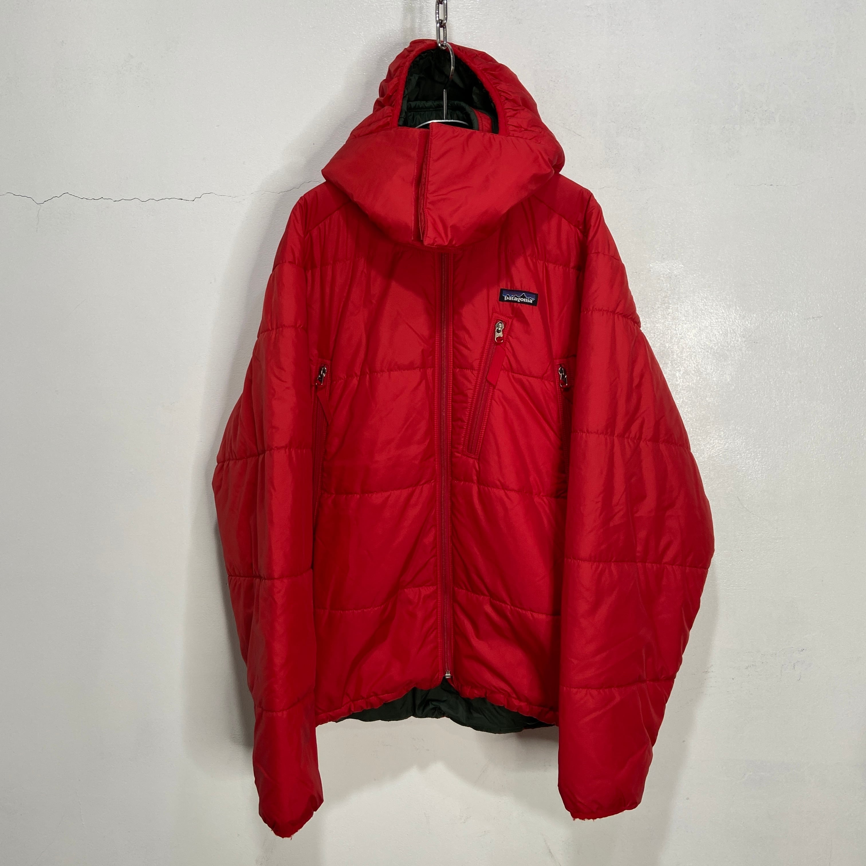 Patagonia パフジャケット メンズM 2001年製 赤 中綿ジャケット | 古着