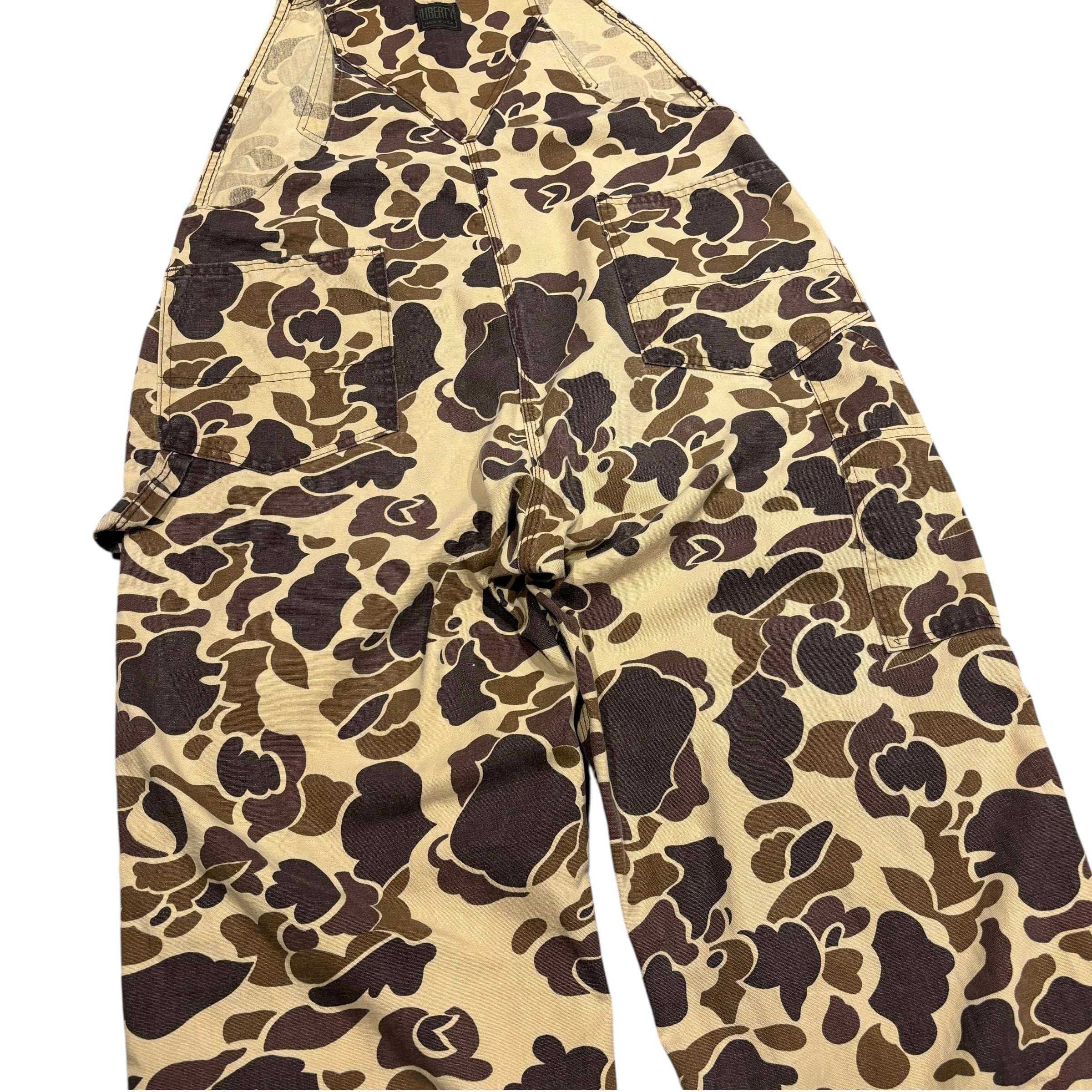 80's USA製 LIBERTY Duck Hunter Camo Overall 42 / リバティ ダック