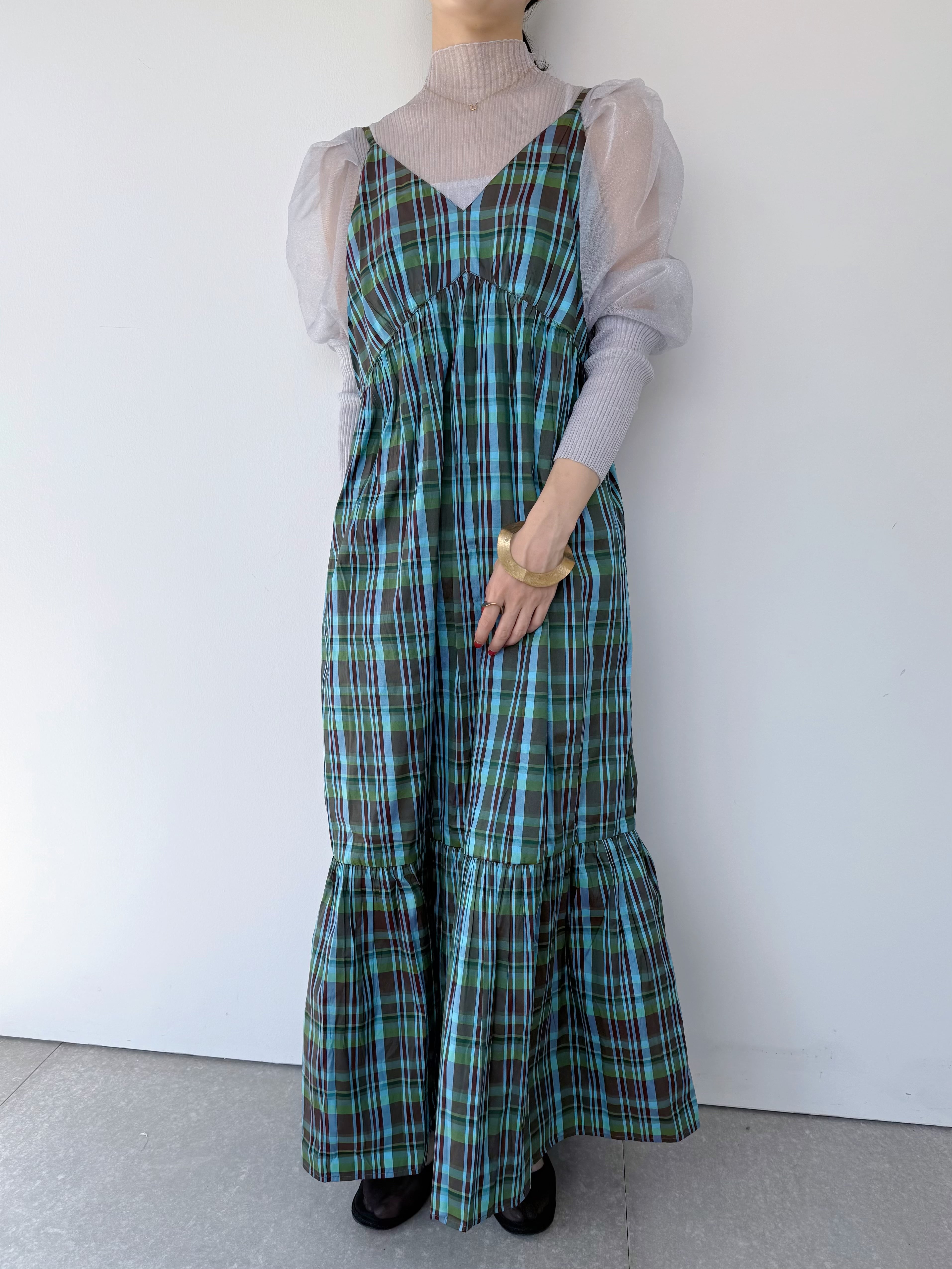 Sara Mallika Poly Taffeta Cami Dress | KOKO