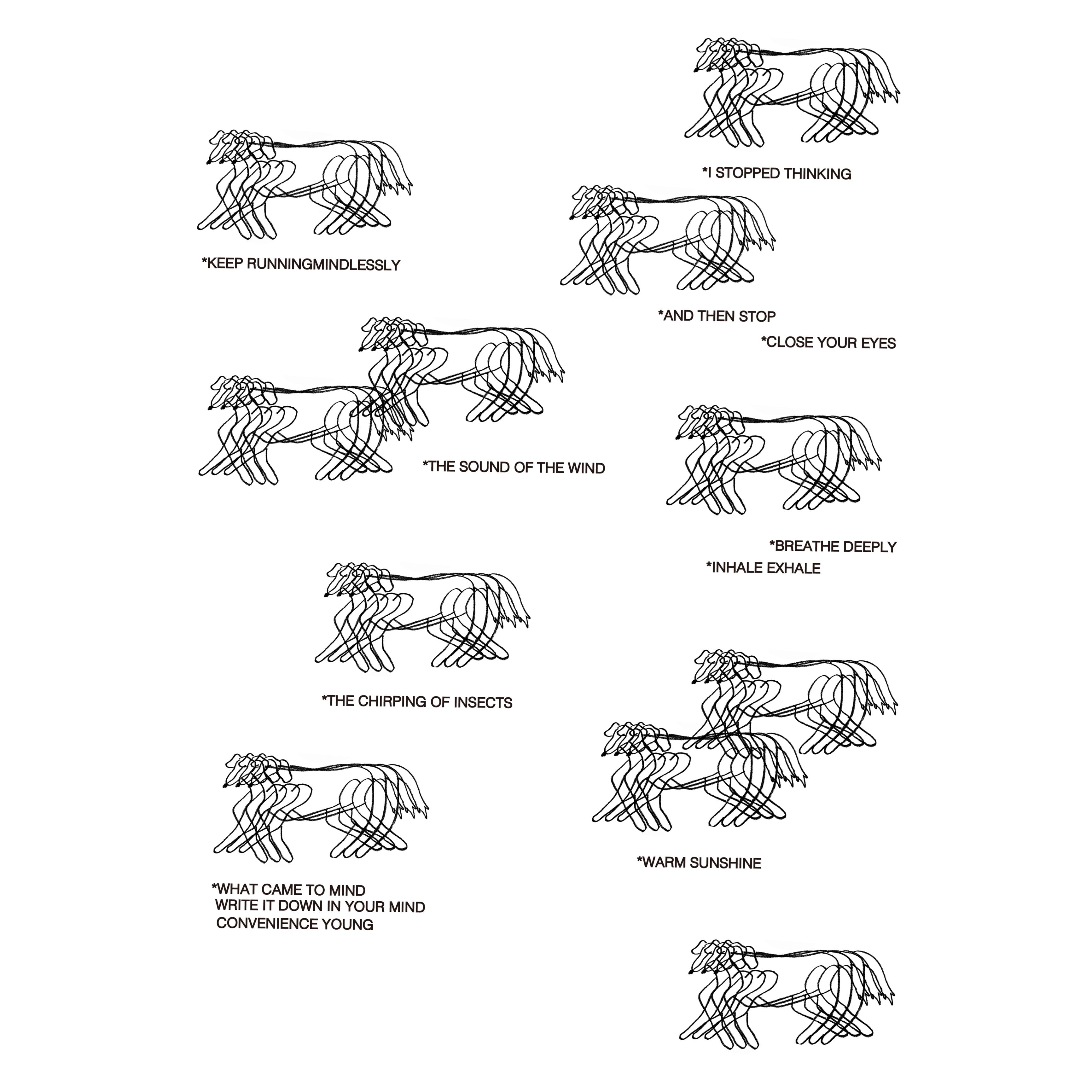 RUNNING DOGS SWEAT : BLACK | CONVENIENCE YOUNG