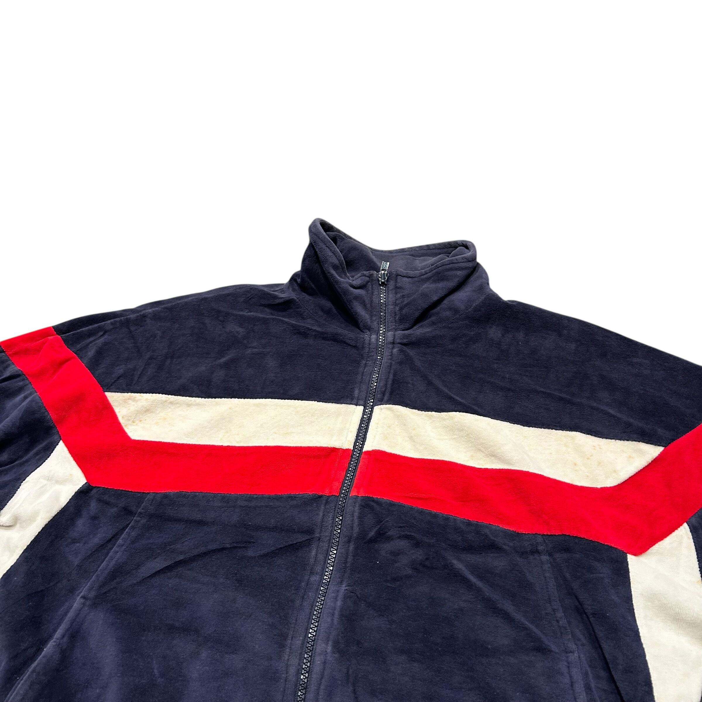90's Christian Dior Velour Track Jacket L / クリスチャン