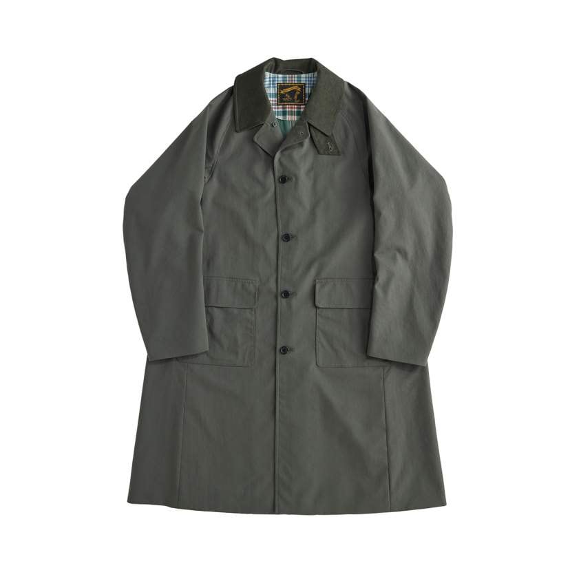 PE TWILL BAL COLLAR COAT / PEツイルバルカラーコート (KHAKI) | KICS