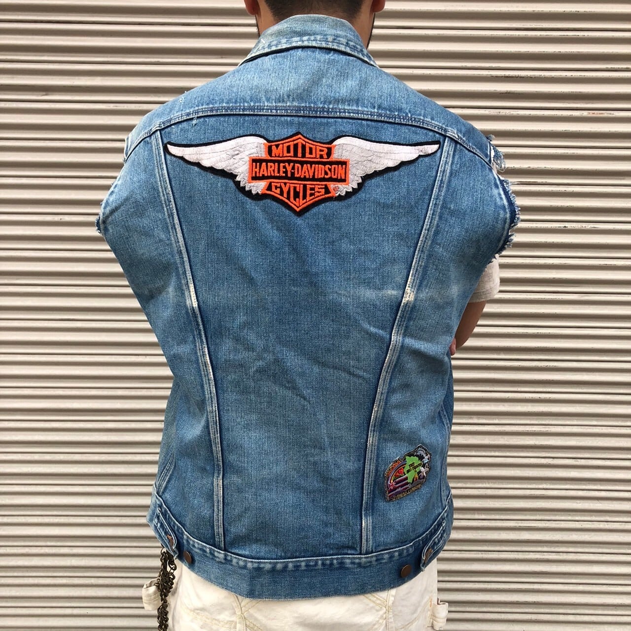 80s Wrangler ラングラー USA製74136NV トラッカー デニム ジャケット