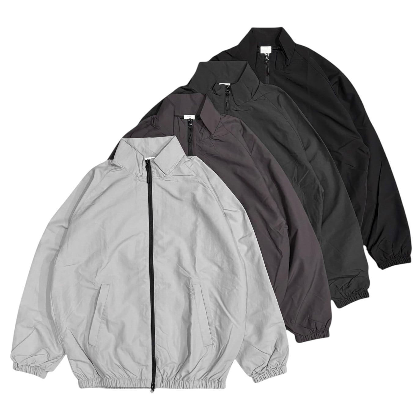 SEABEES Nylon Jacket - Light Gray Charcoal Olive Black