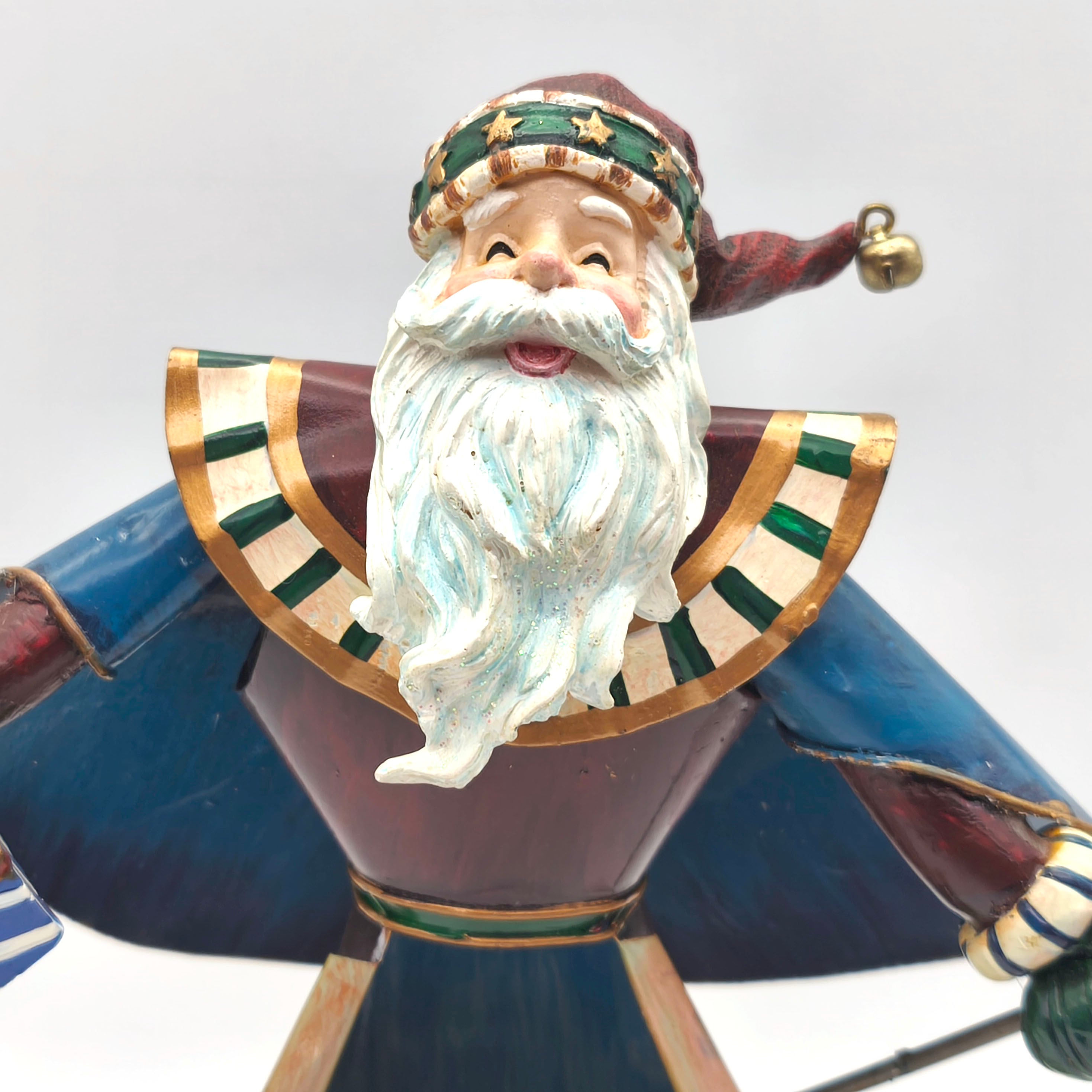 ビンテージ・サンタ人形・クリスマス飾り・ブリキ・インテリア・No