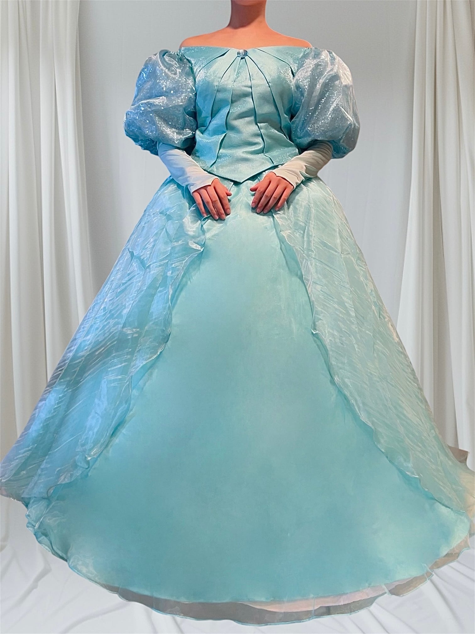 即納 ディズニー アリエル ブルードレス カミスキードレス 大人用 D