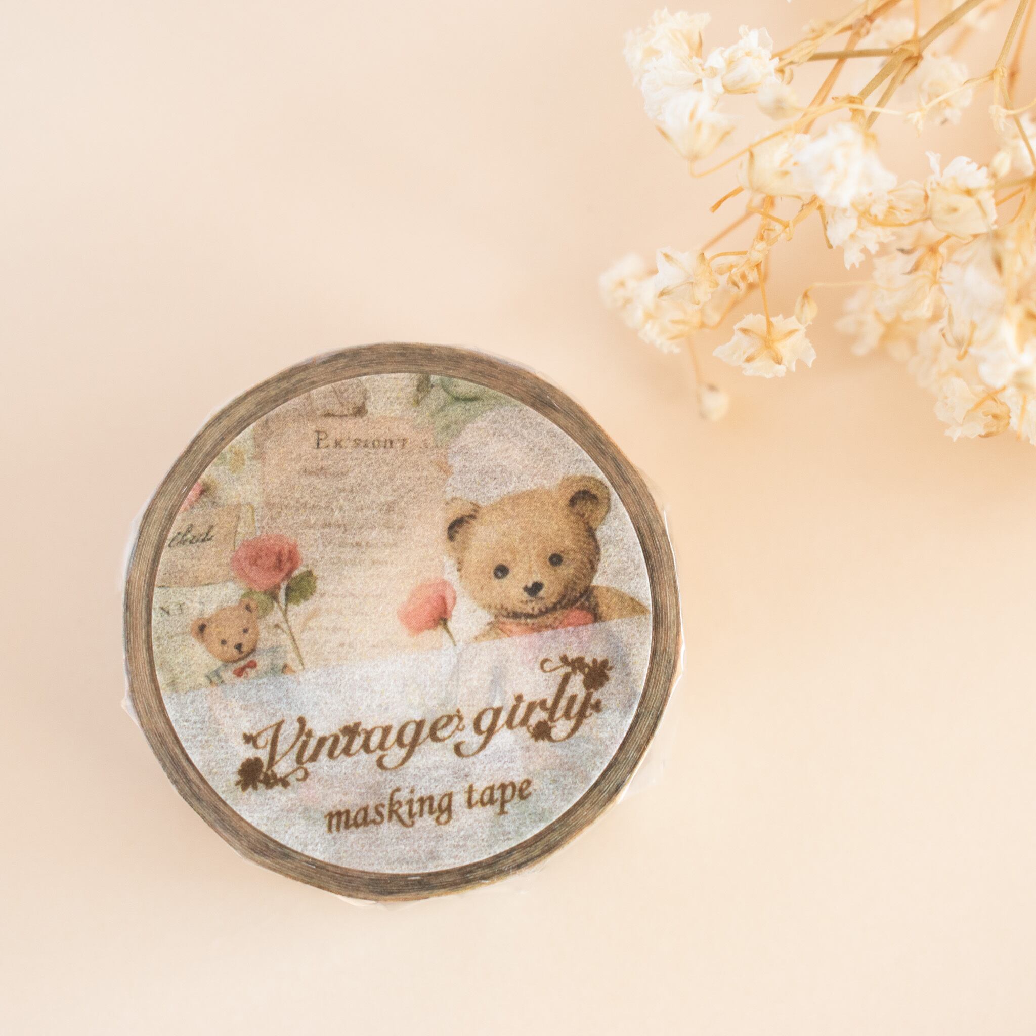 ④PETテープ まとめて マスキングテープ 海外 くま 女の子 【公式通販】