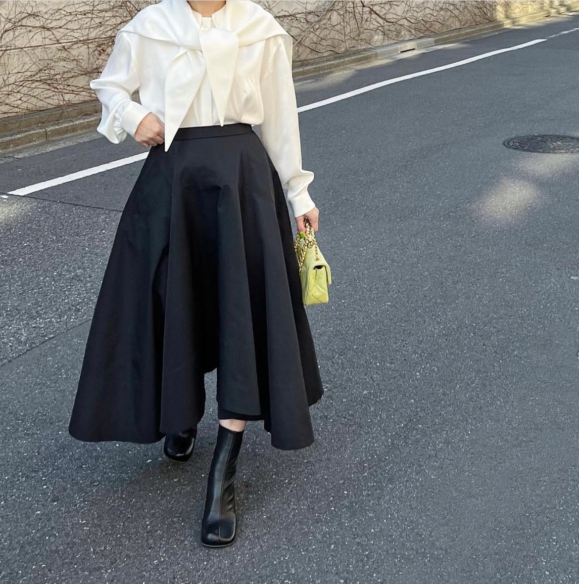 ロングカラーセーラーブラウス Agnes ホワイト | Cygne