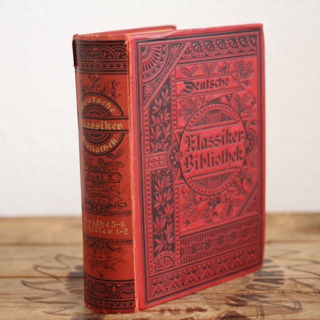 ヴィンテージ/アンティーク洋書06 分厚い本 赤 | .usagi