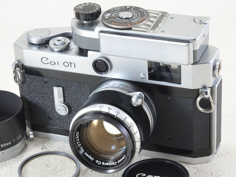 キャノン Canon オールドカメラ P 型 ポピュレール 50mm f1.8 Canon P