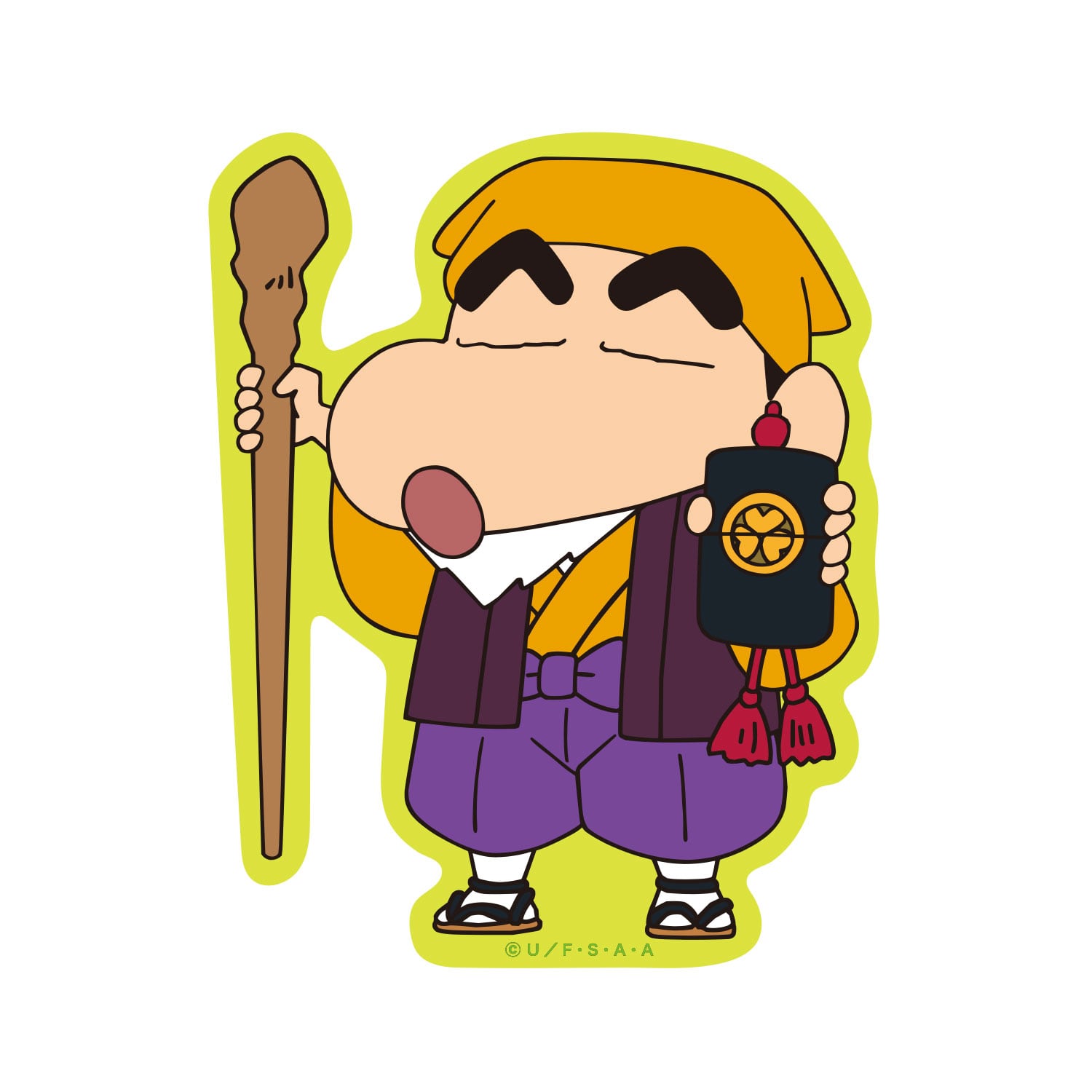 キャラクターステッカー クレヨンしんちゃん IBARAKI 茨城