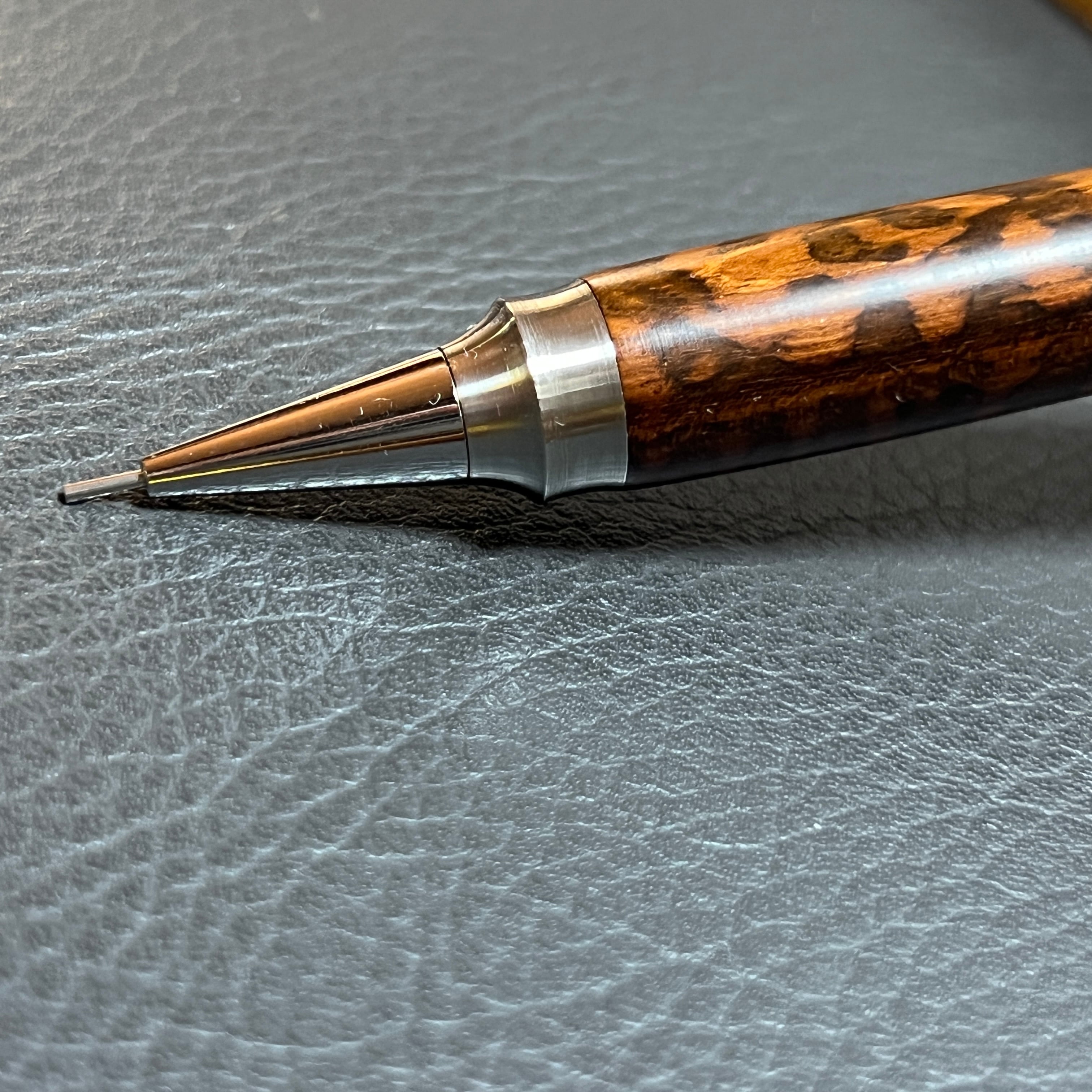 78スネークウッド 木製シャーペン 強低重心ダブルR 真鍮 | handwood