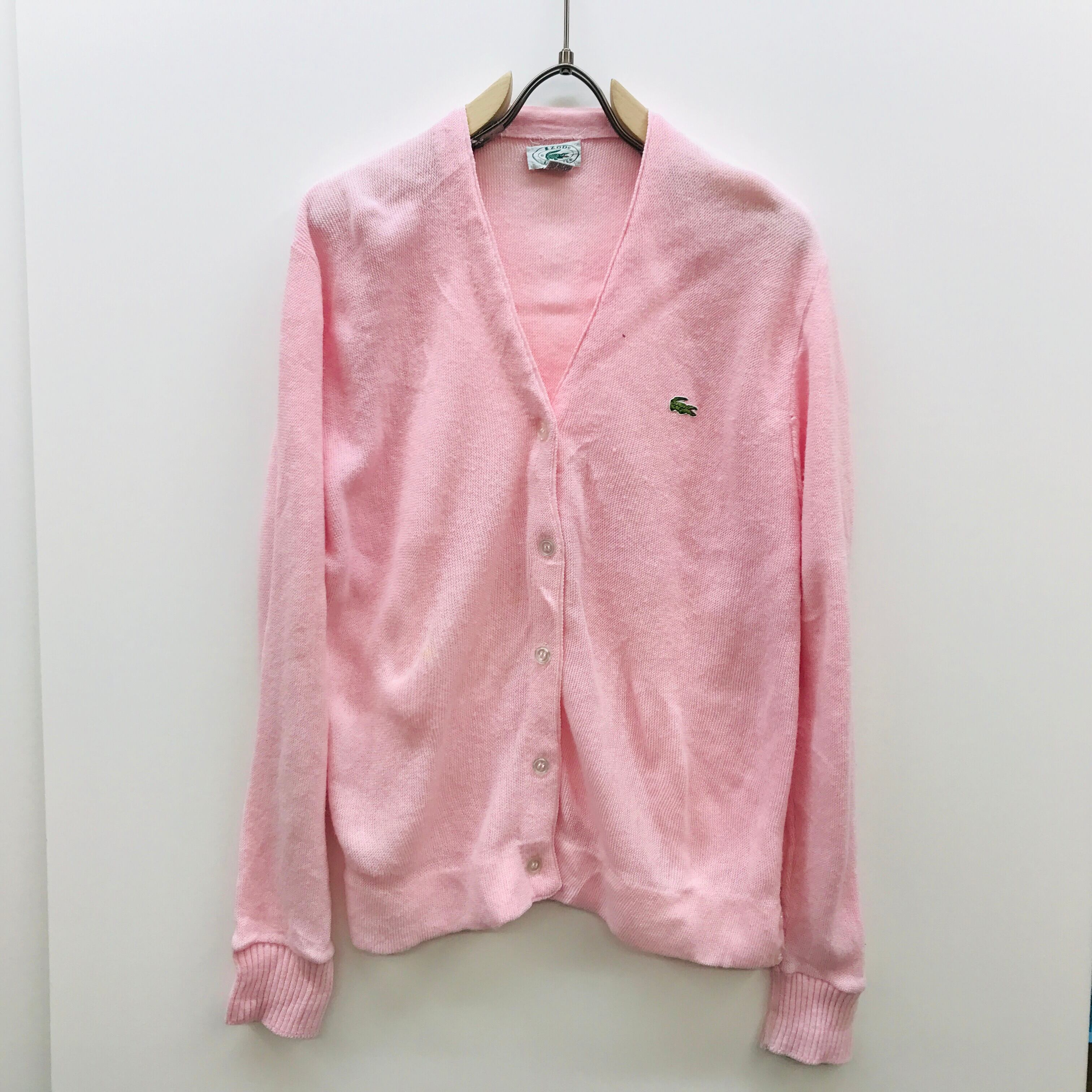 SALE] IZOD LACOSTE ラコステ USA製 80〜90年代 アクリル カーディガン