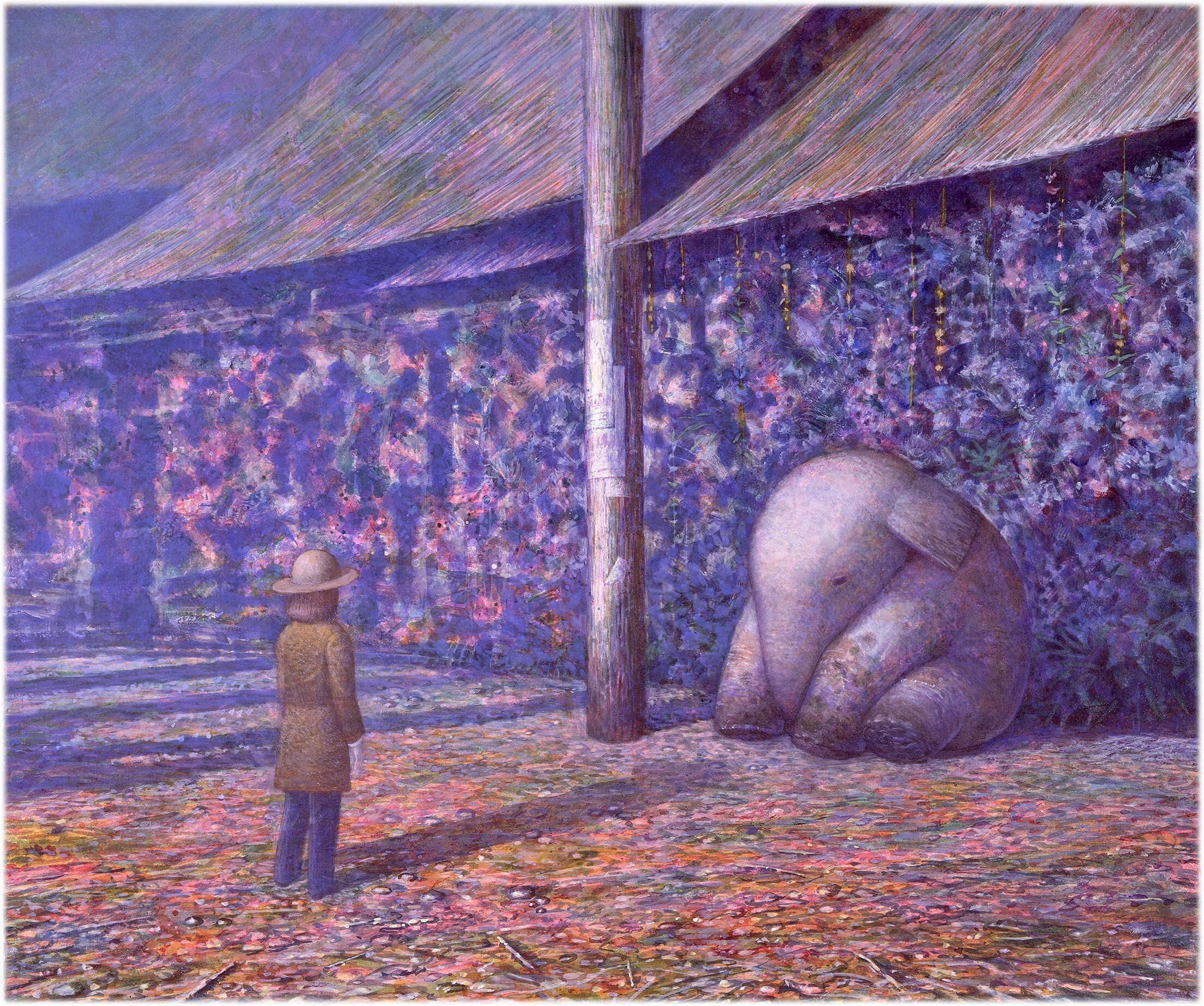 井上直久『めげゾウ発見』版画 | ART SPACE